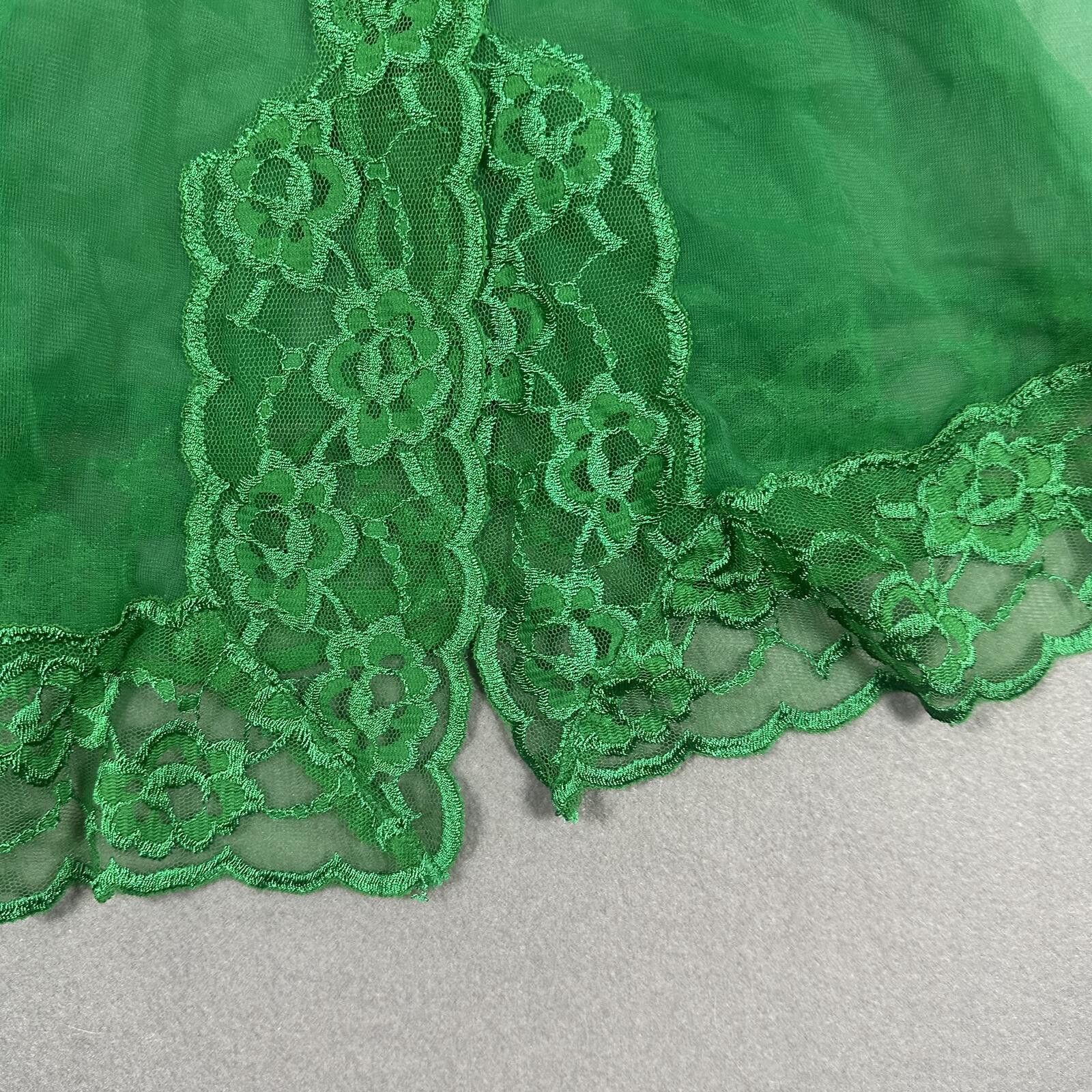 Other Fredrick’s Of Hollywood Women’s Lingerie Tank Green Y2K Size M / US 6-8 / IT 42-44 - 5 Thumbnail