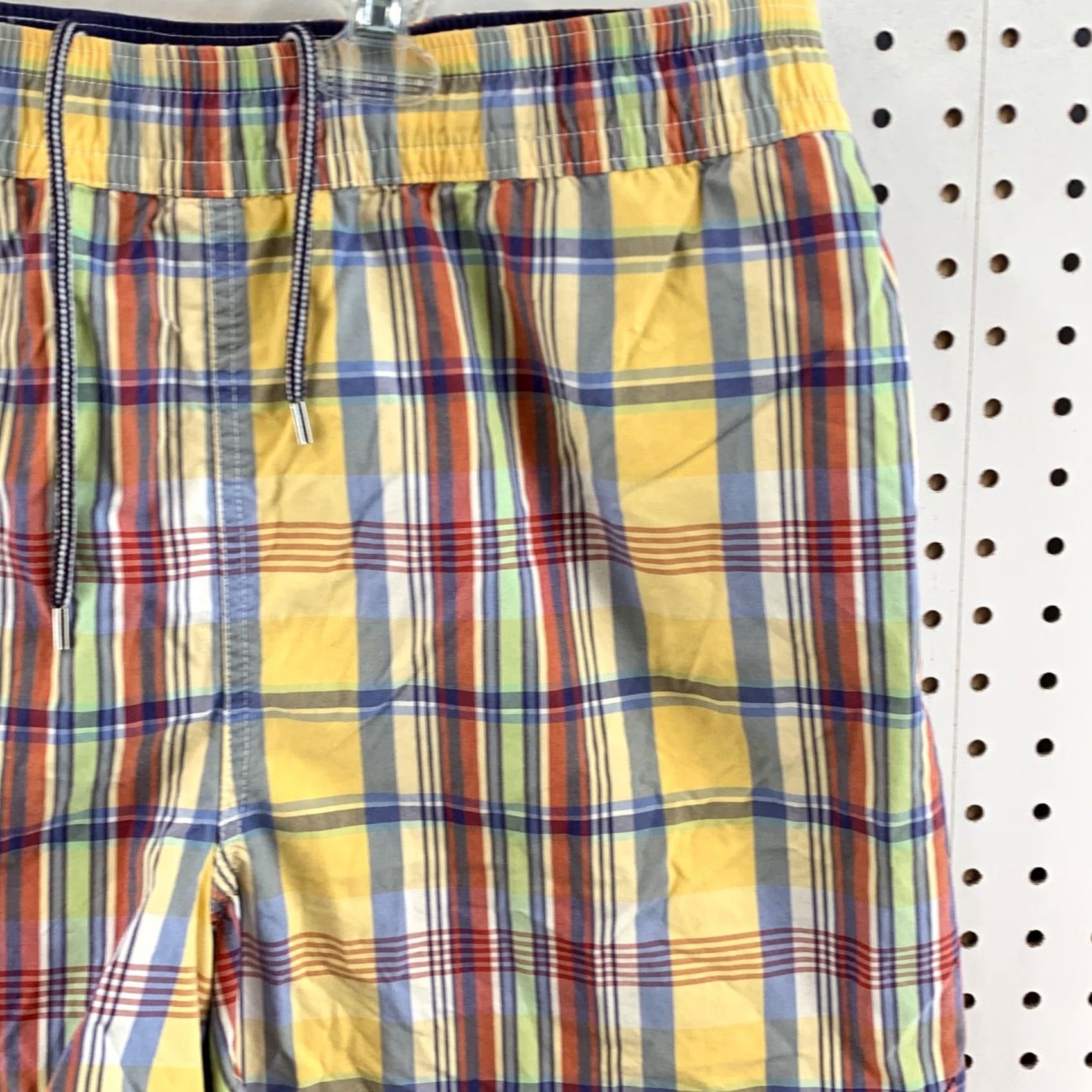 Polo Ralph Lauren VINTAGE Polo Ralph Lauren Shorts Reversible Navy Bue Yellow Plaid Pony XL Men Size US XL / EU 56 / 4 - 2 Thumbnail