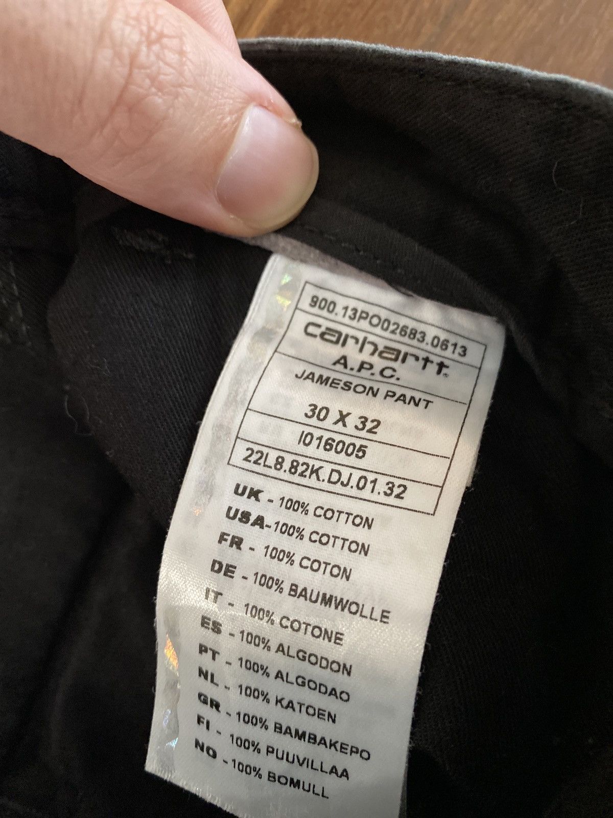 A.P.C. × Carhartt Wip APC Jameson Pants Size US 30 / EU 46 - 2 Thumbnail