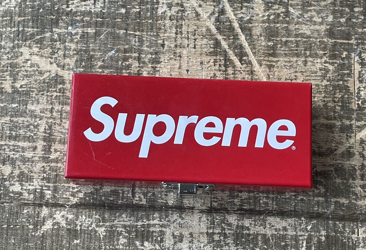Supreme Supreme Small Metal Storage Box Red Size ONE SIZE - 2 Thumbnail