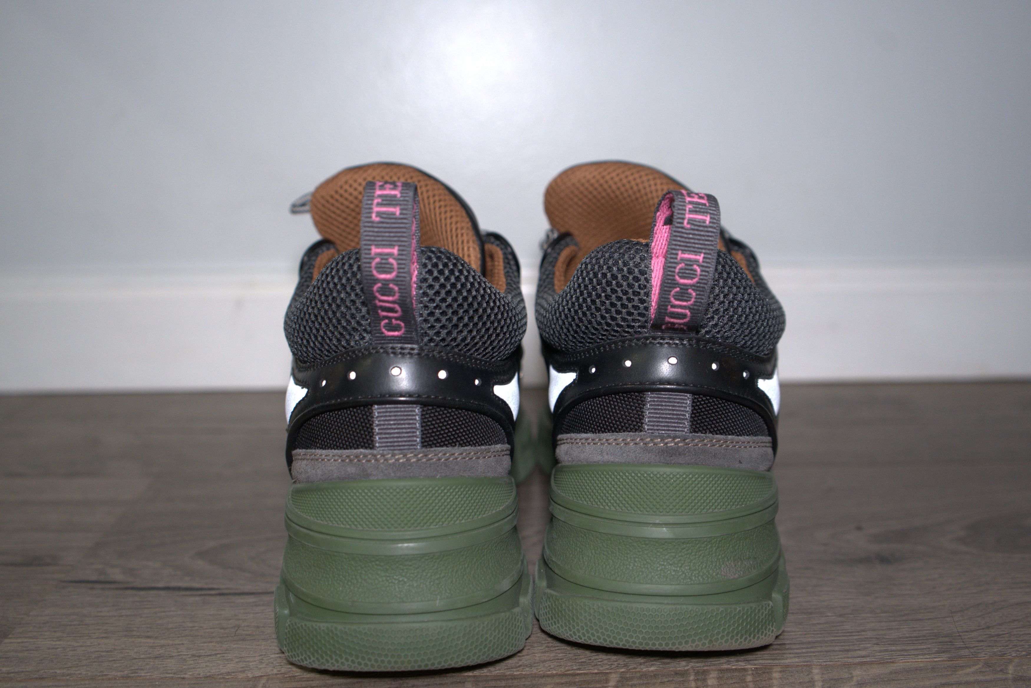 Gucci Gucci FlashTrek Green Black Trainers Size US 9.5 / EU 42-43 - 6 Thumbnail