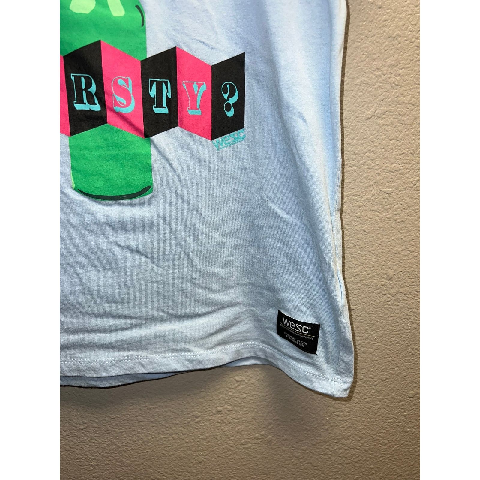 WeSC WESC Shirt We Are The Superlative Conspriracy Thirsty Tee M Size US M / EU 48-50 / 2 - 4 Thumbnail