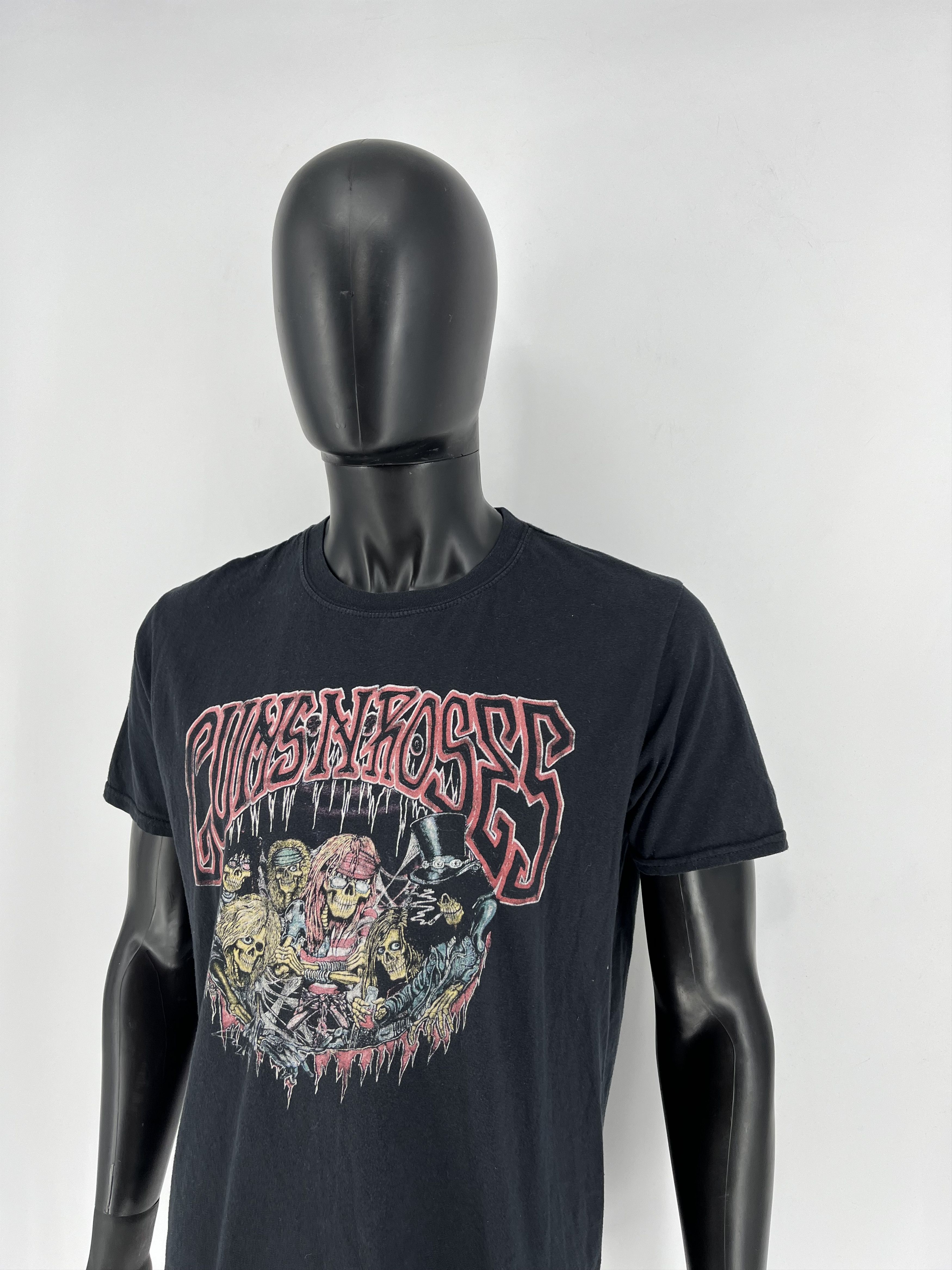 Band Tees × Vintage Vintage Guns N’ Roses 🌹 Big Logo Double Sided T-Shirt Size US XL / EU 56 / 4 - 4 Thumbnail