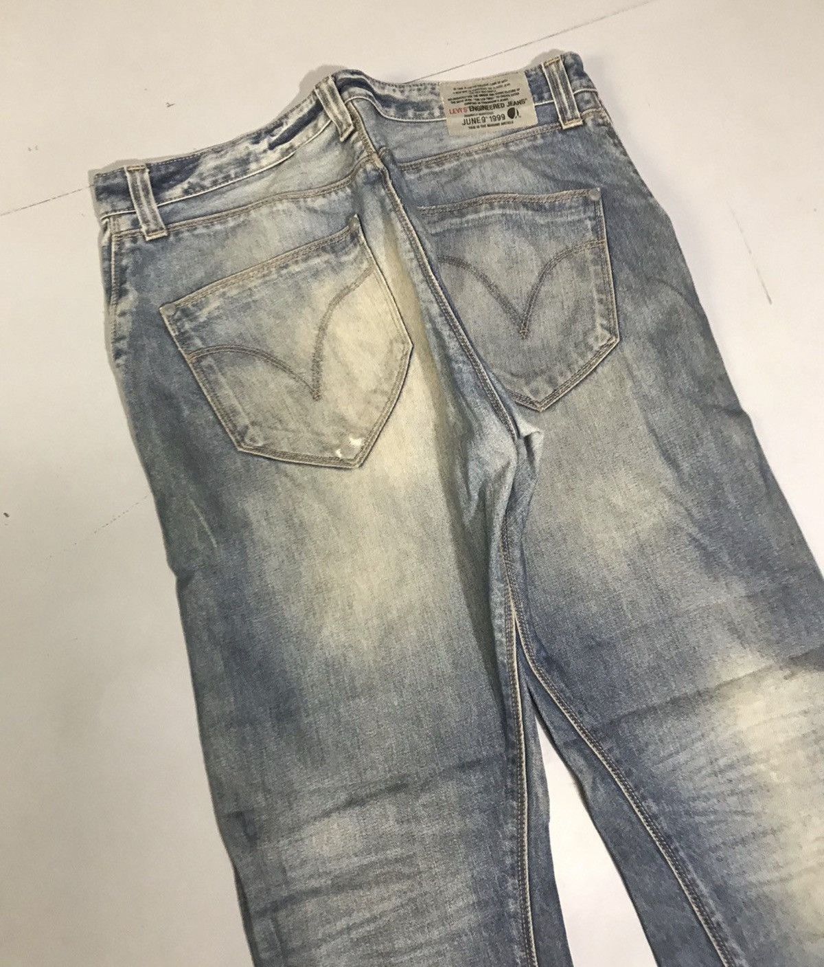 Levi's Vintage Levi’s engineer jeans denim Size US 34 / EU 50 - 2 Thumbnail