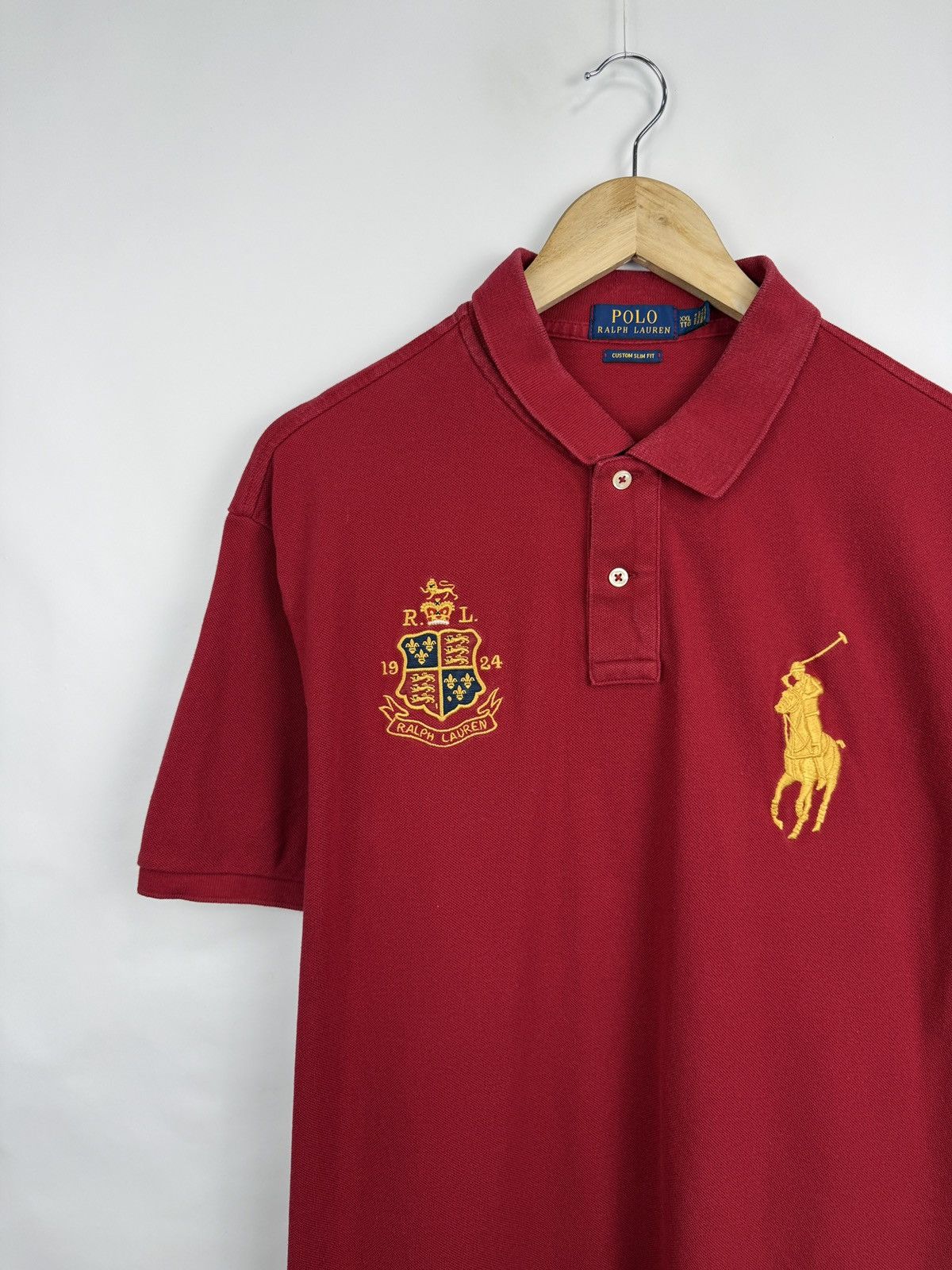 Polo Ralph Lauren 🇬🇧🏉 Polo Ralph Lauren Rugby Custom Slim Fit Polo Chief Keef Size US XXL / EU 58 / 5 - 3 Thumbnail