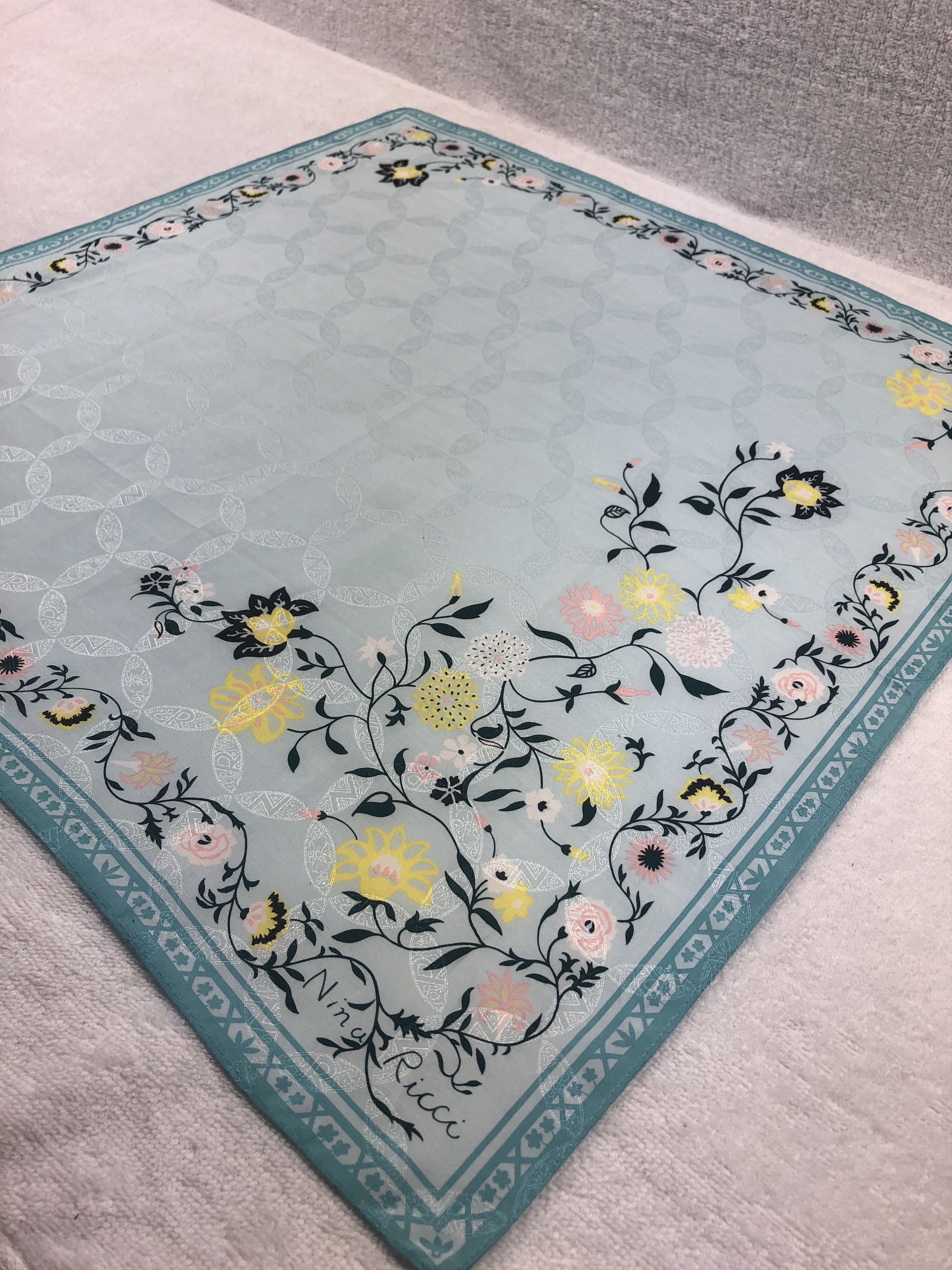Nina Ricci × Vintage Nina Ricci Handkerchief / Bandana . Neckerchief Size ONE SIZE - 3 Thumbnail