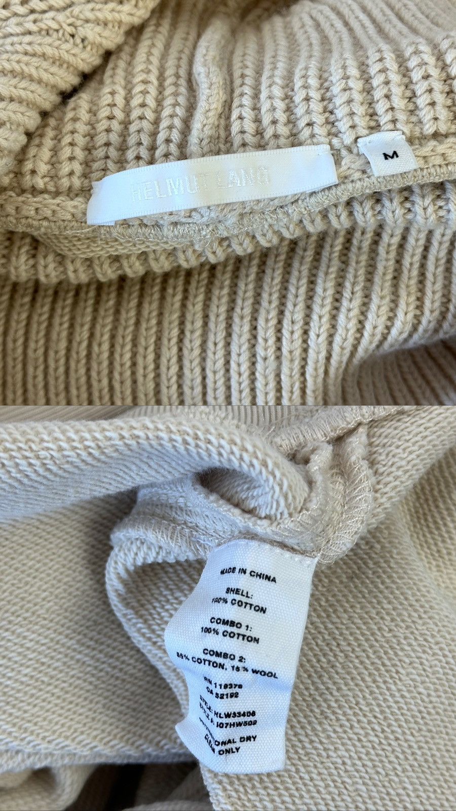 Helmut Lang × Vintage Vintage Helmut Lang Oversized Sweatshirt Size M / US 6-8 / IT 42-44 - 9 Thumbnail