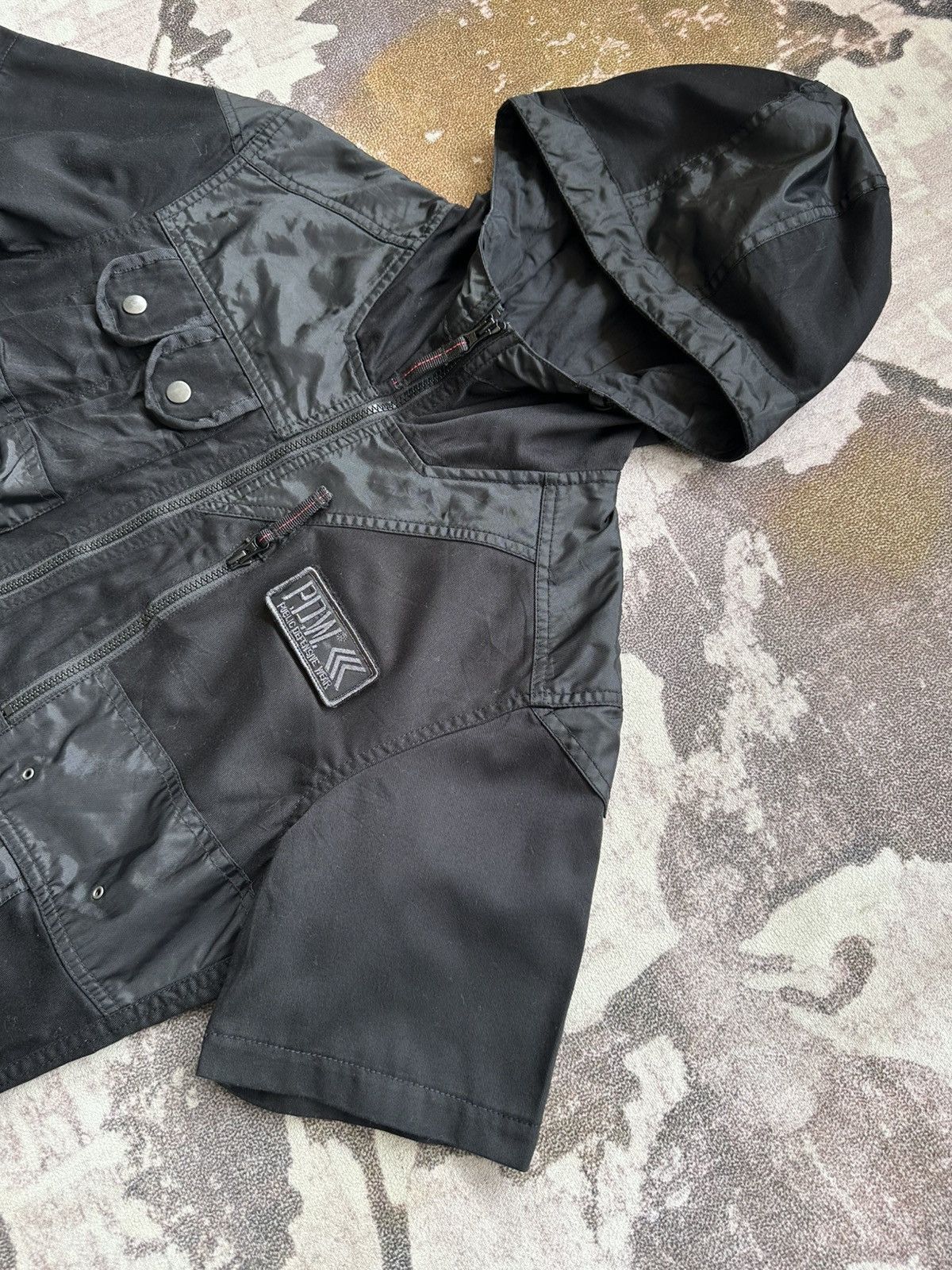 Avirex 00’s P.D.W by Avirex Ltd tactical hooded jacket Size US L / EU 52-54 / 3 - 6 Thumbnail