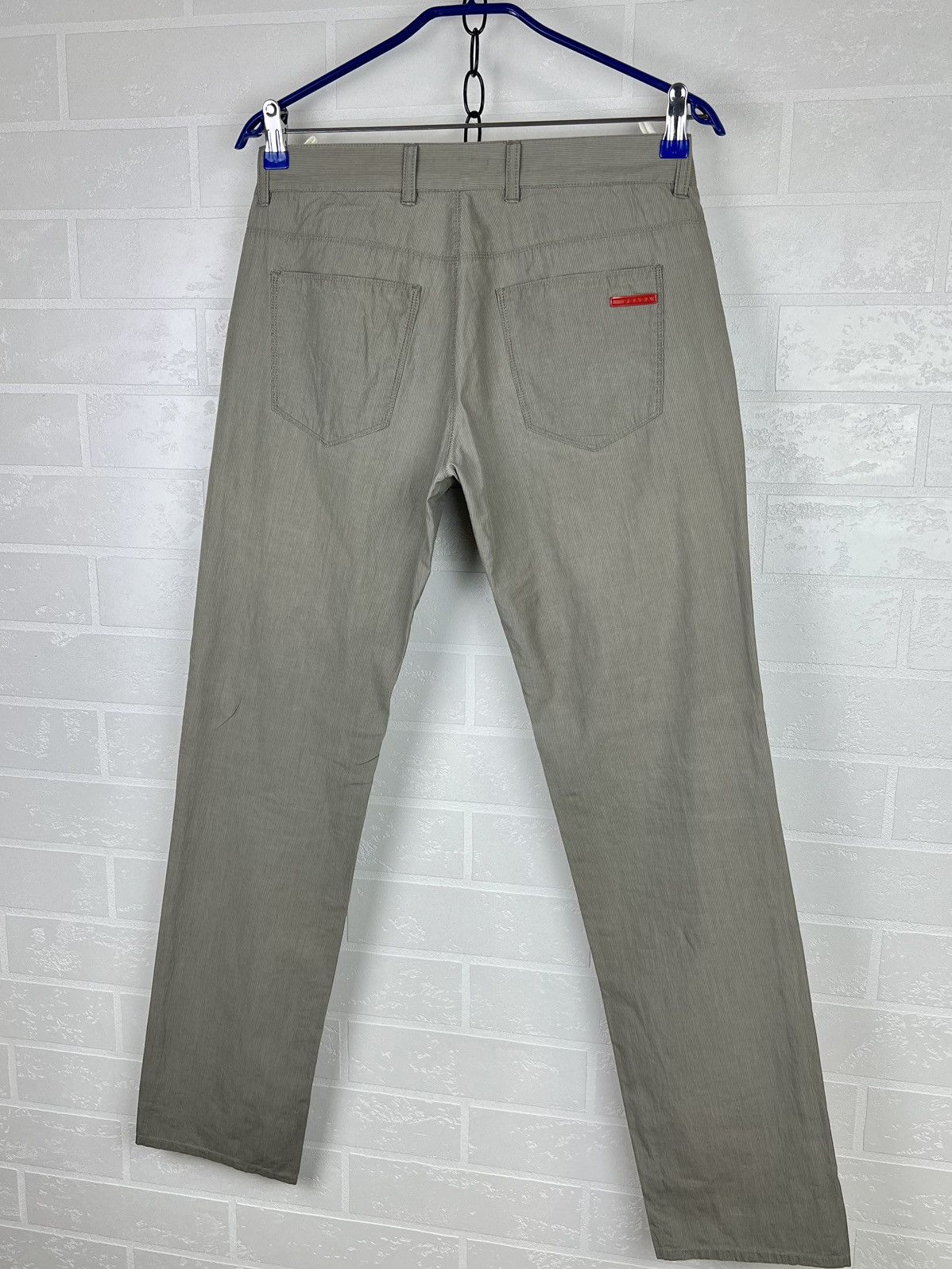 Prada PRADA MILANO Pants Red Tab Beige Classic Cotton Lightweight Size US 32 / EU 48 - 3 Thumbnail