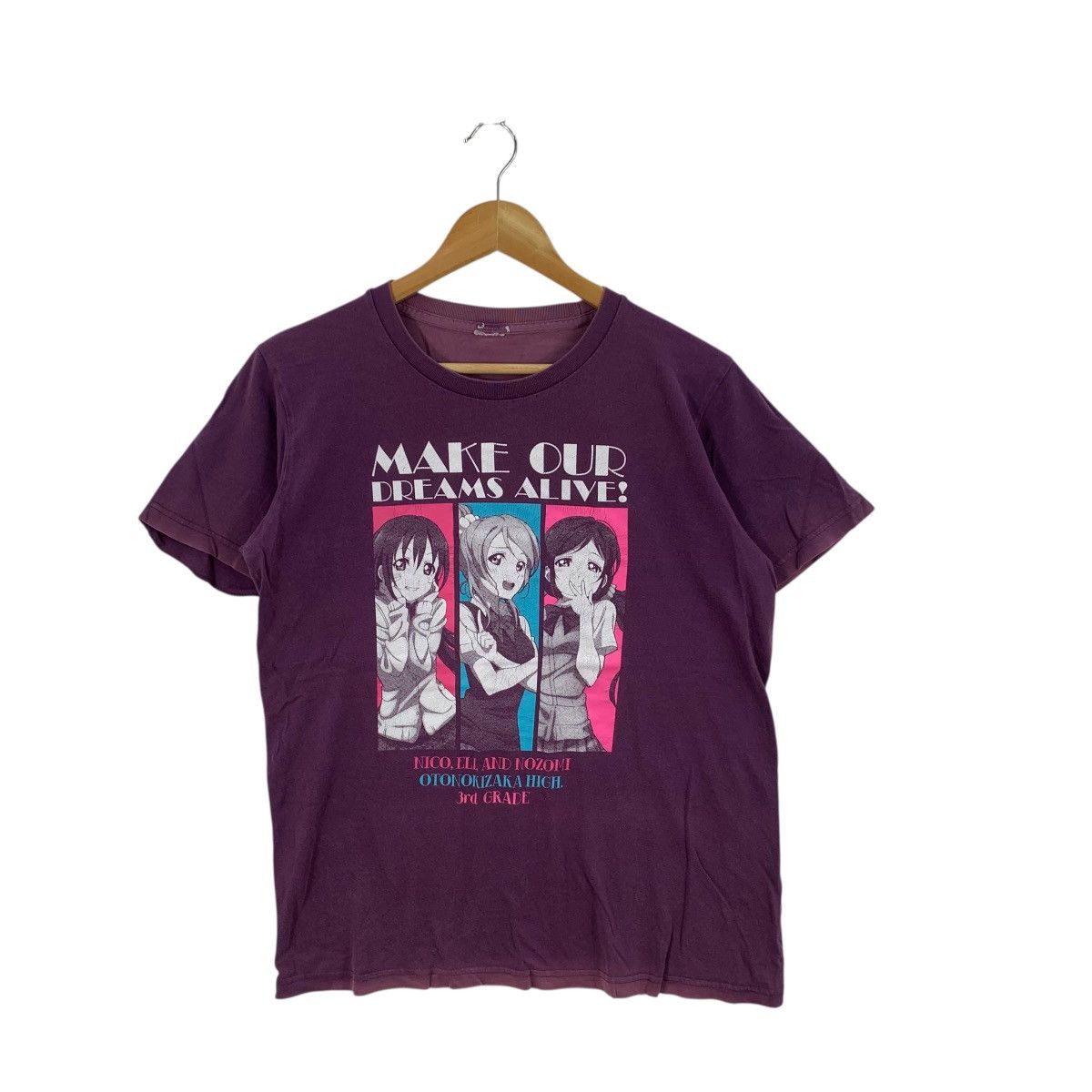 Anime ANIME LOVE LIVE School Idol Project Otonokizaka Tee Shirt Size US M / EU 48-50 / 2 - 4 Thumbnail