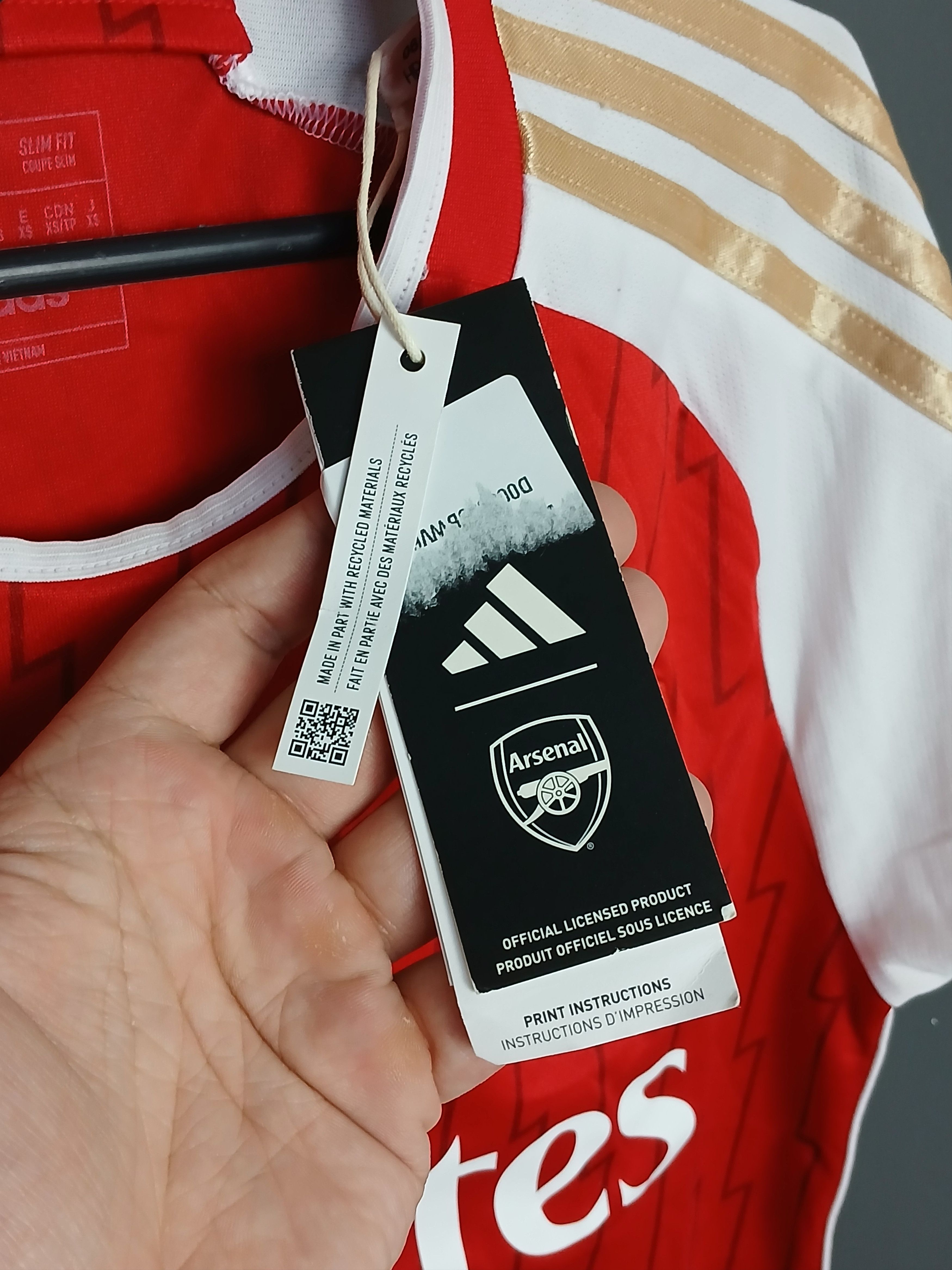Adidas New Arsenal 23/24 Home Football Jersey T-Shirt Size US XS / EU 42 / 0 - 13 Thumbnail
