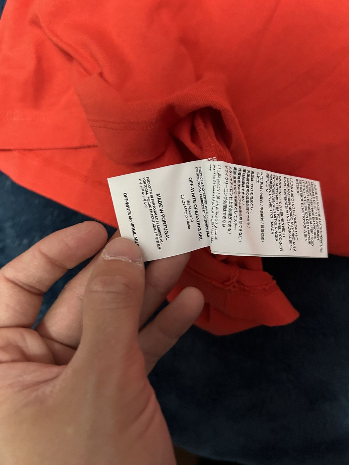 Off-White Off white virgil tee fits s Size US XXS / EU 40 - 8 Thumbnail