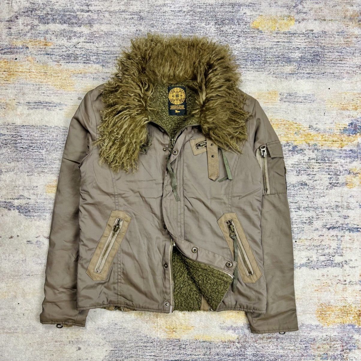 Ekam Archive Midas - Fur Collar Pilot Jacket Size US M / EU 48-50 / 2 - 2 Thumbnail