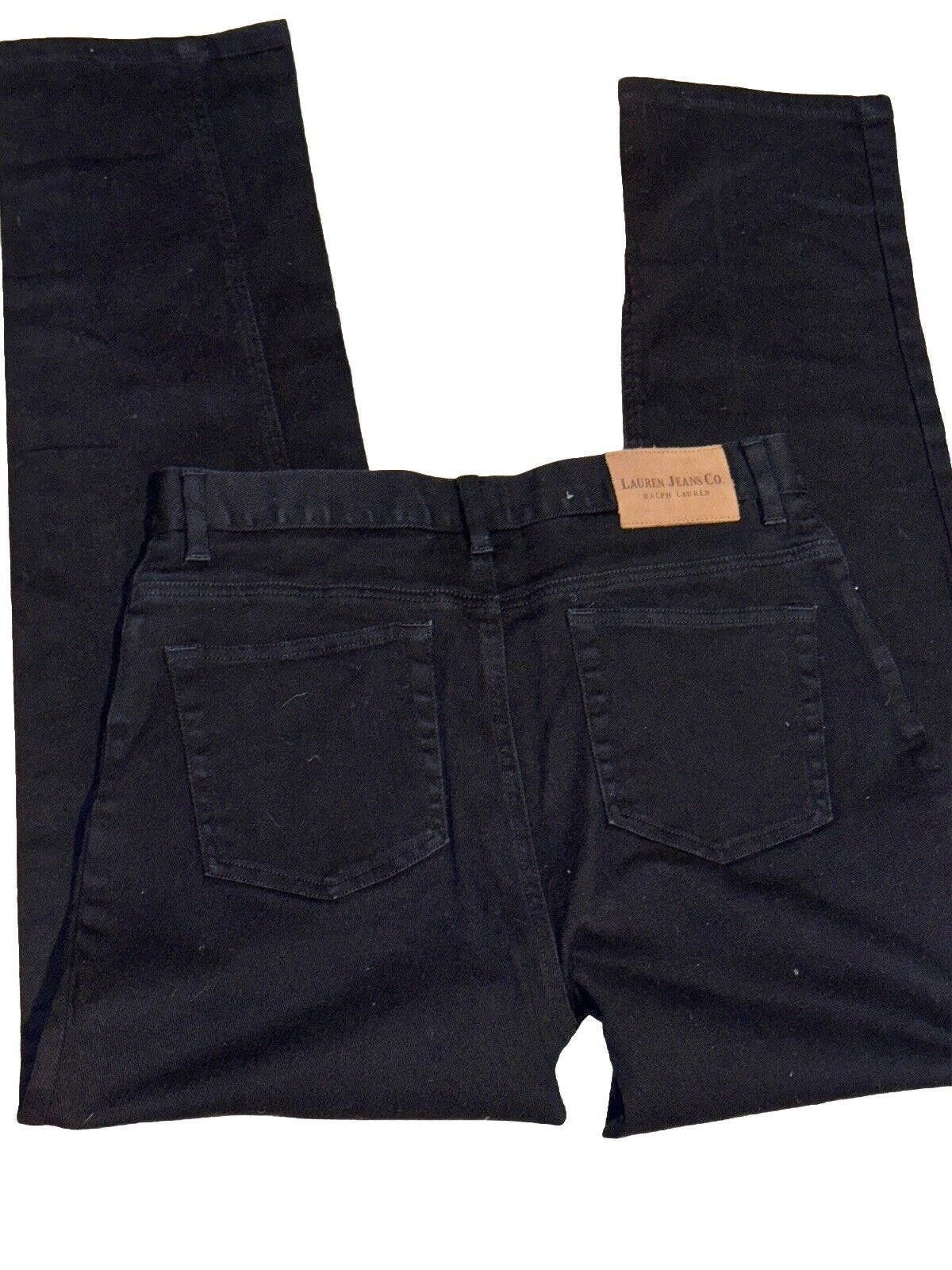 Polo Ralph Lauren Ralph Lauren Black 5 Pocket Stretch Jeans Sz 32x30 / 12 Size 34" / US 12 / IT 48 - 5 Thumbnail
