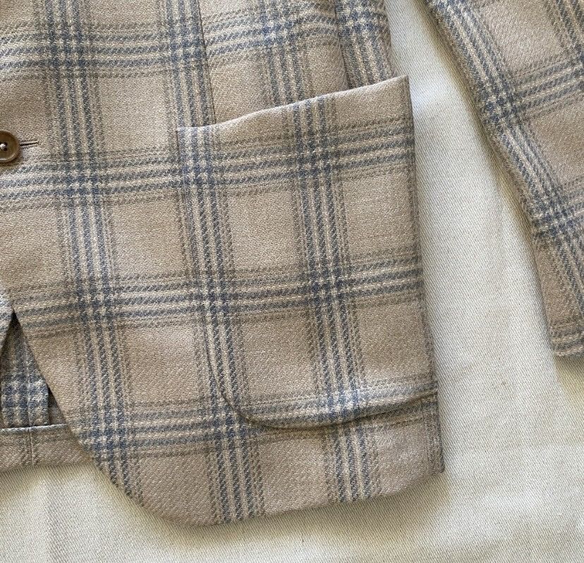 Tombolini Tombolini Wool Silk Blend Jacket Size 52L Size 52L - 6 Thumbnail