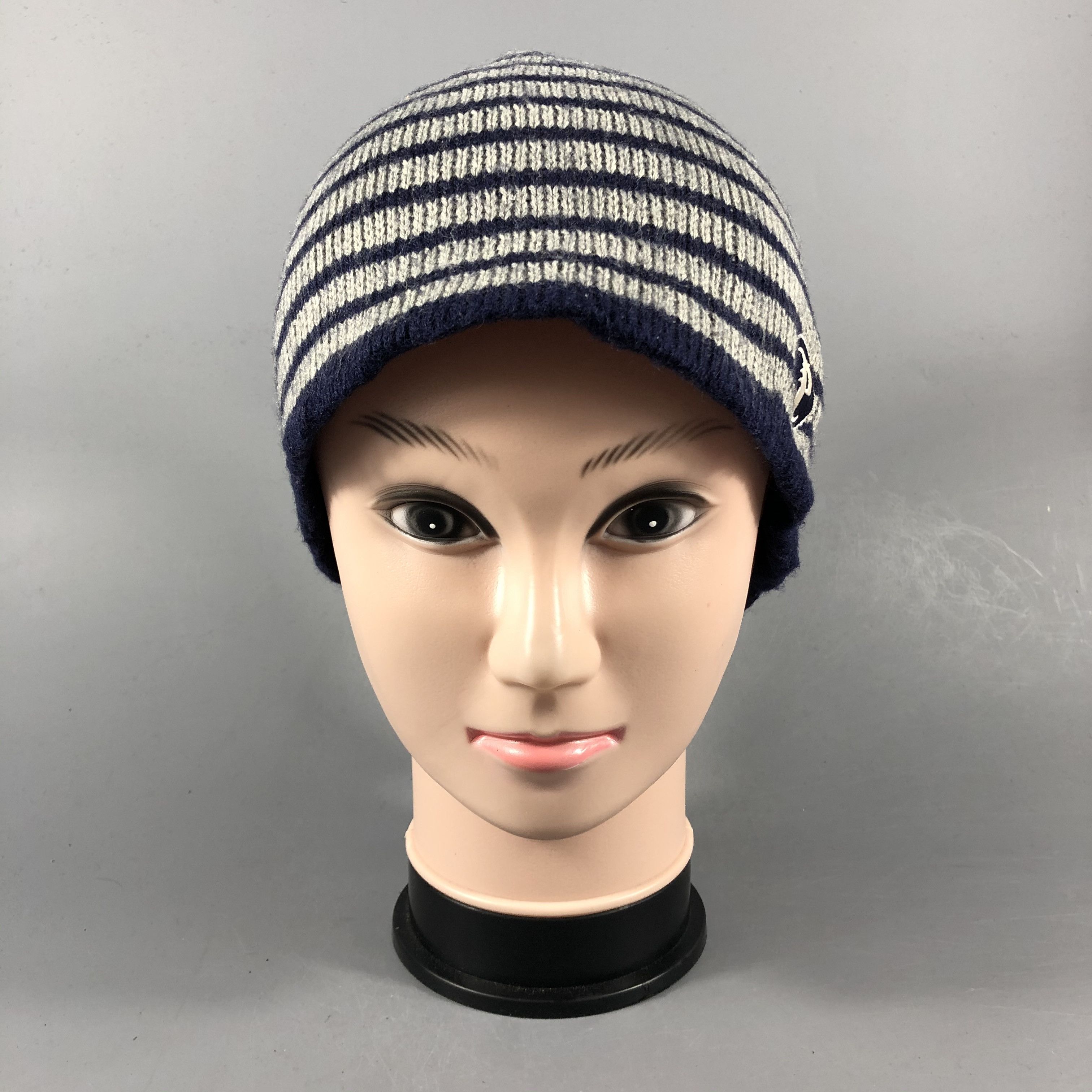 Japanese Brand Stripe Beanie Snowcap Hat