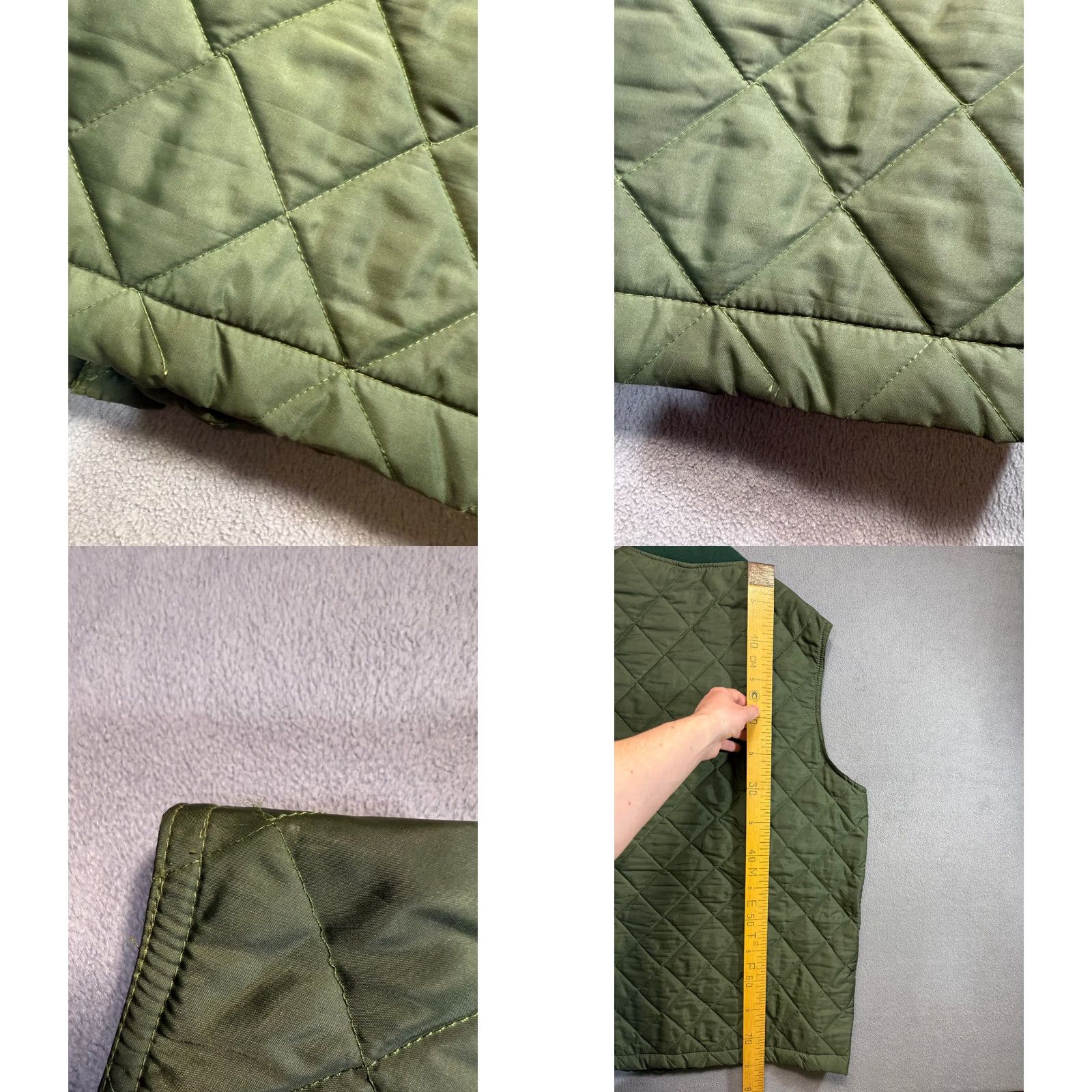 CO Vintage Dunn & Co. England green Quilted Vest Waistcoat Mens L Vest Quilted England green Dunn & Co. Mens L Vest Size US L / EU 52-54 / 3 - 10 Thumbnail