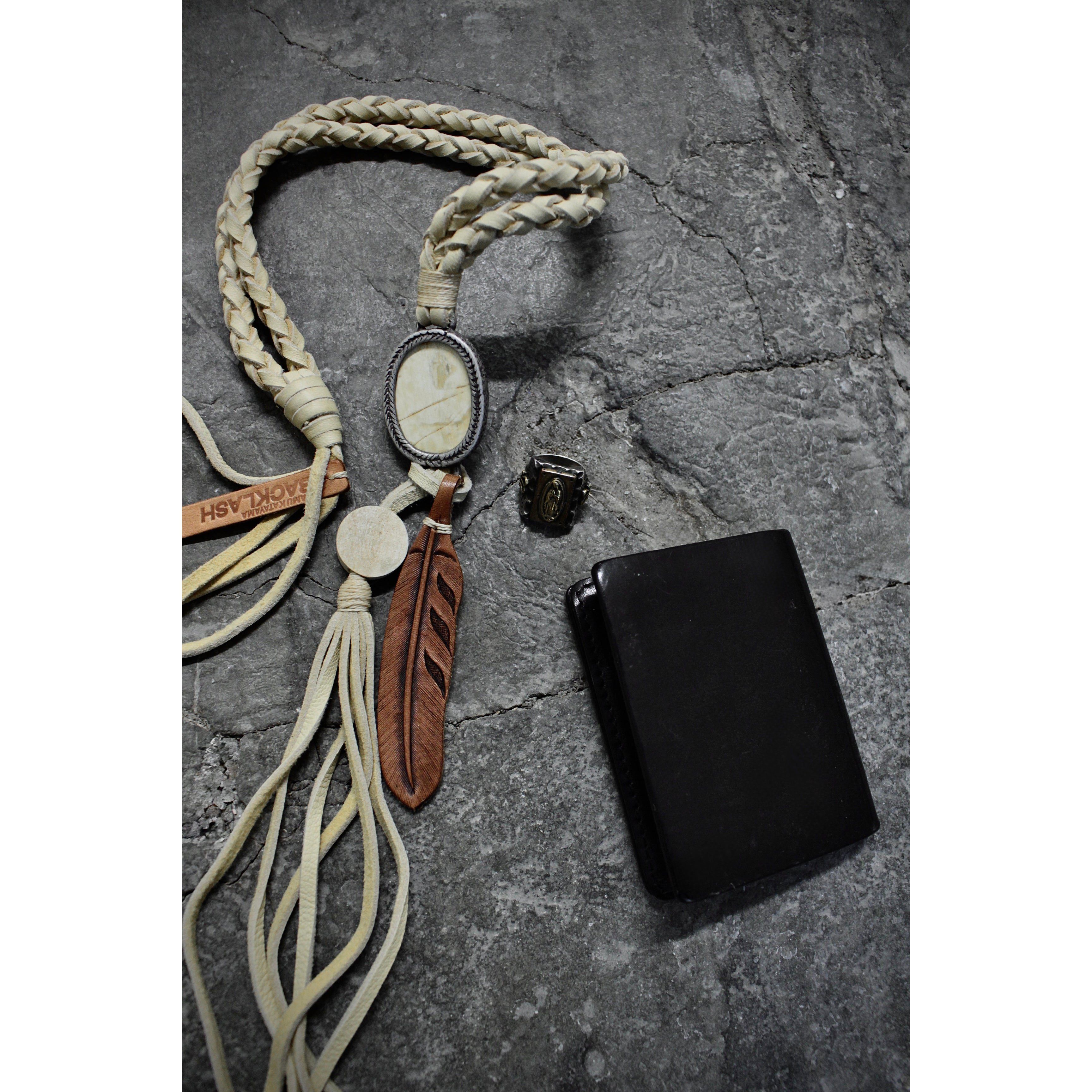 Isamu Katayama Backlash Isamu Katayama “BACKLASH” Feather & Horn Pendant Necklace Size ONE SIZE - 8 Thumbnail