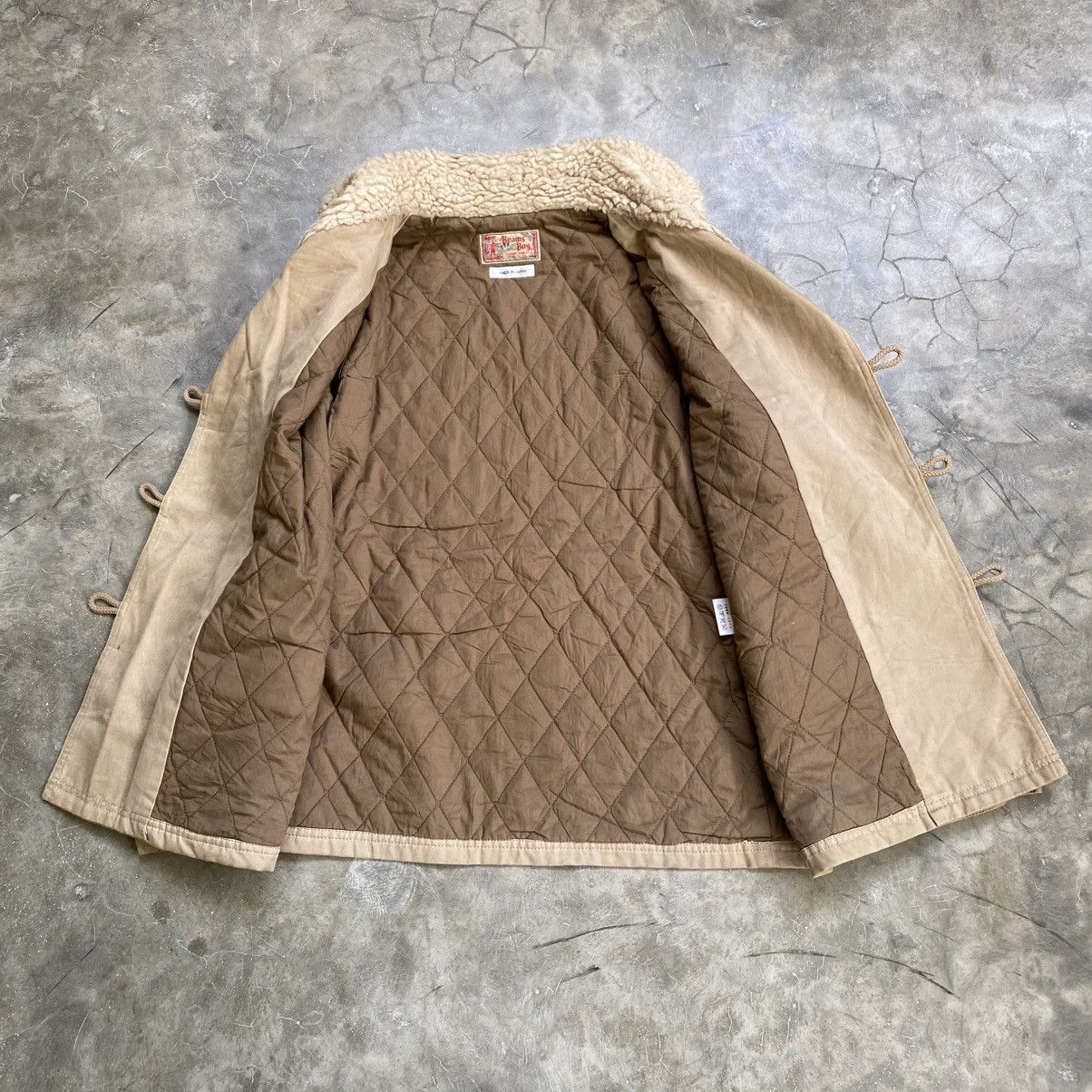 Beams Plus 2000s Beams Boy Japan Military Style Collar Sherpa Jacket Size US M / EU 48-50 / 2 - 9 Thumbnail