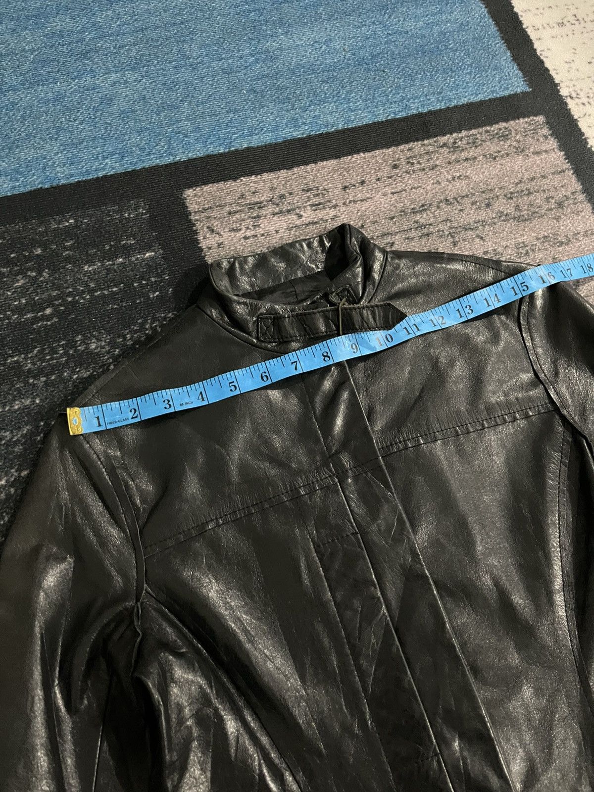 Yohji Yamamoto Vintage WXYZ Workshop Leather Jacket Size XS / US 0-2 / IT 36-38 - 17 Thumbnail