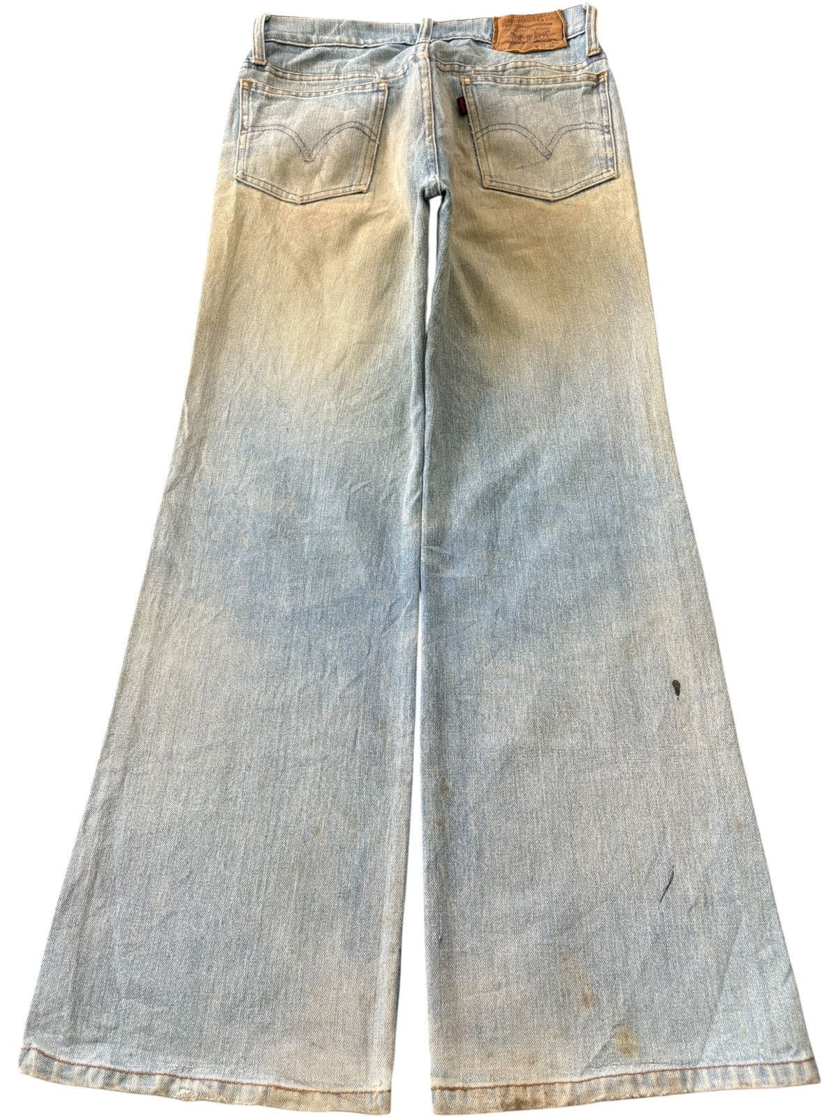 Levi's Vintage 90s Levis 519 Mud Wash Flare Jeans Size US 28 / EU 44 - 2 Thumbnail