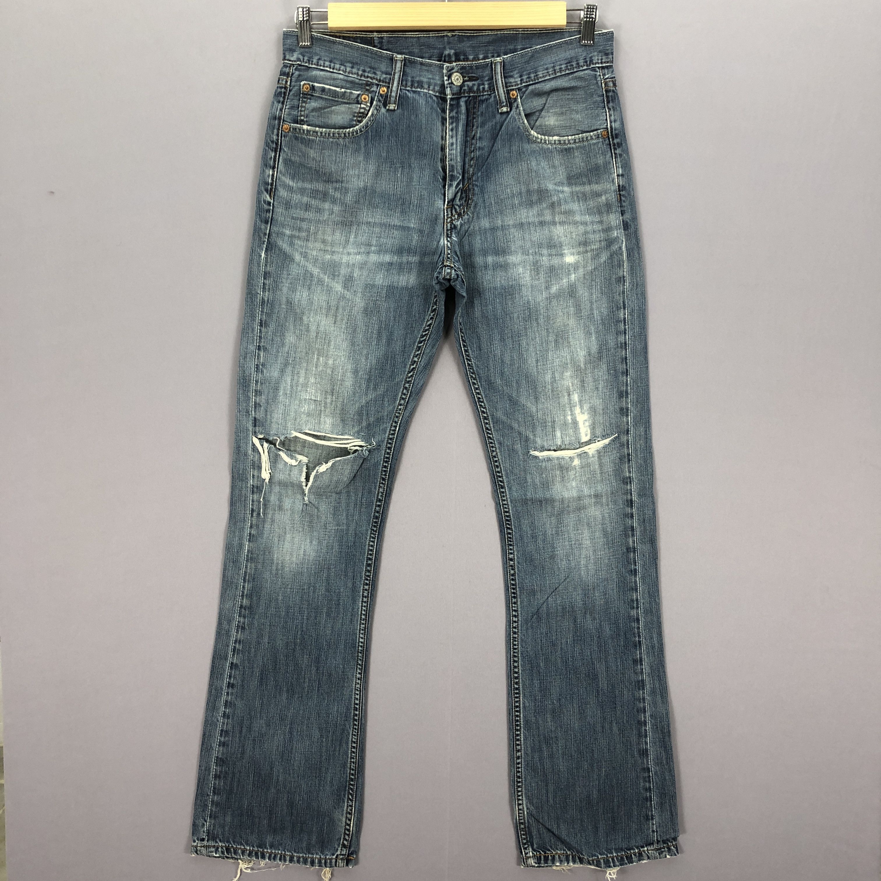 Levi's × Vintage Vintage Y2K Levis Flare Jeans Wide Leg Levi's Boot Cut Denim Size US 32 / EU 48 - 1 Thumbnail