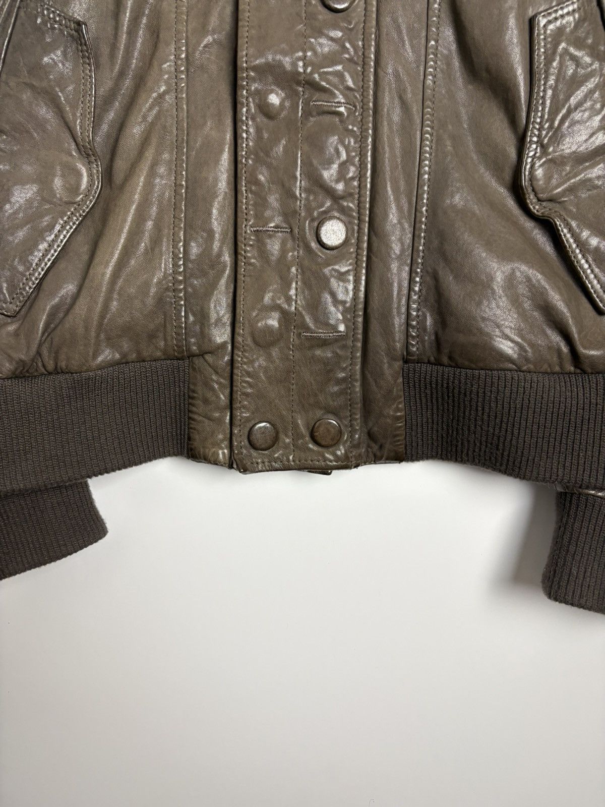 Dolce & Gabbana Dolce & Gabbana Vintage Leather Bomber Jacket Size US M / EU 48-50 / 2 - 4 Thumbnail