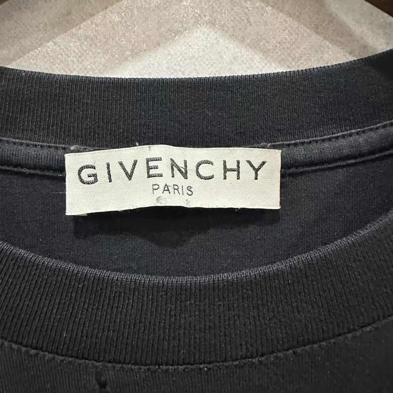 Givenchy Givenchy Distressed and ripped logo short-sleeve Size US XS / EU 42 / 0 - 5 Thumbnail
