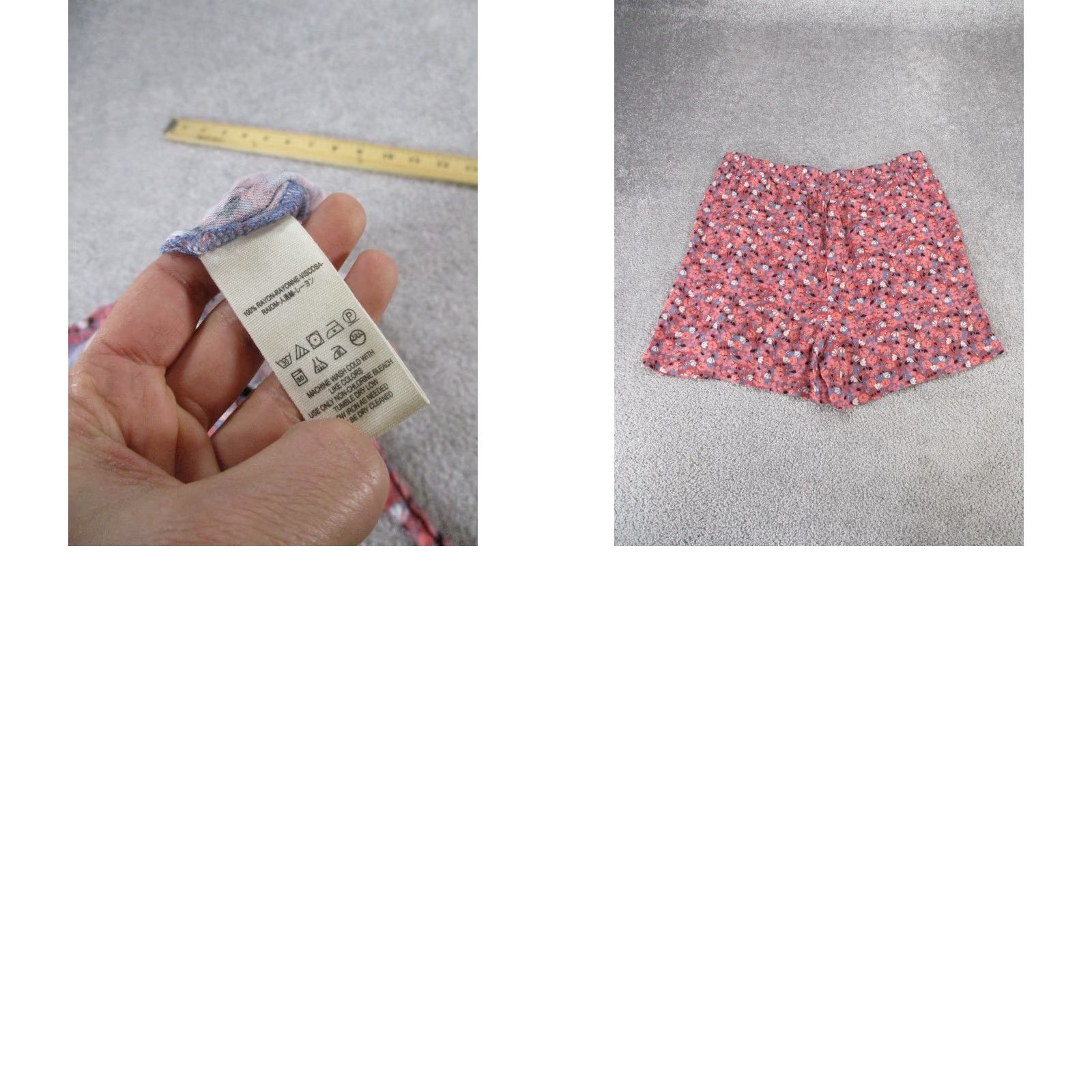 Free People Free People Shorts Womens M Red Floral Pleated Lightweight Bohemian Colorful 90s or Party/Cocktail Mens? No. End. Size 32" / US 10 / IT 46 - 8 Thumbnail