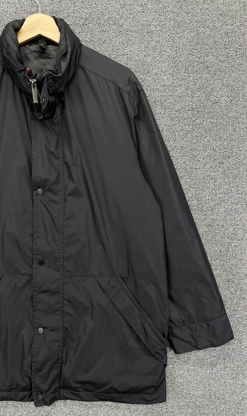 Calvin Klein Vintage Calvin Klein Black Zip Up Luxury Long Jacket Size US L / EU 52-54 / 3 - 4 Thumbnail