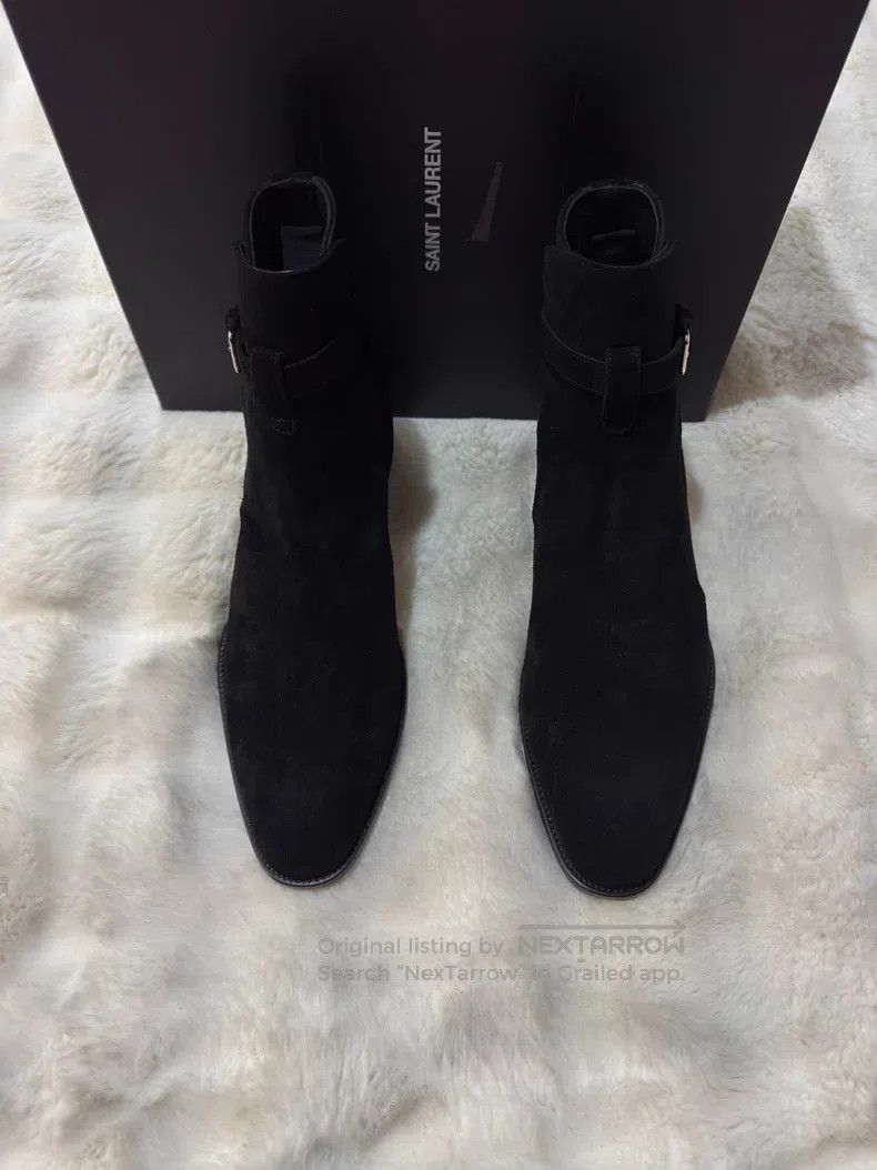 Saint Laurent Paris Saint Laurent Paris Suede Buckle Boots Size US 9 / EU 42 - 4 Thumbnail