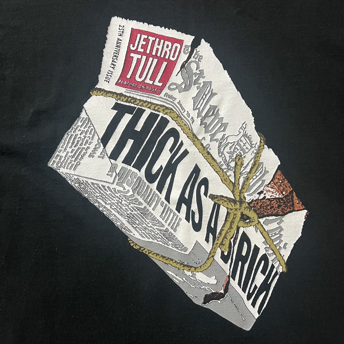 Band Tees × Vintage Vintage 90’s Jethro Tull “Thick as a Brick” Band T-Shirt Size US XL / EU 56 / 4 - 3 Thumbnail