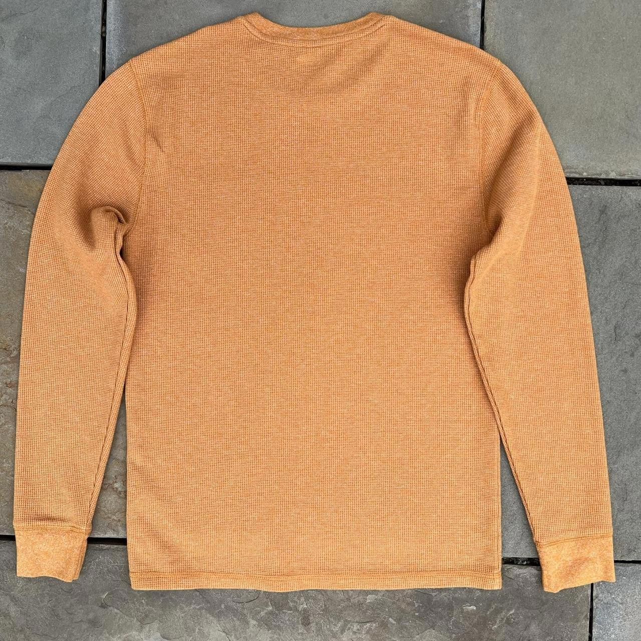 Old Navy Orange Waffle Knit Thermal Size US M / EU 48-50 / 2 - 4 Thumbnail