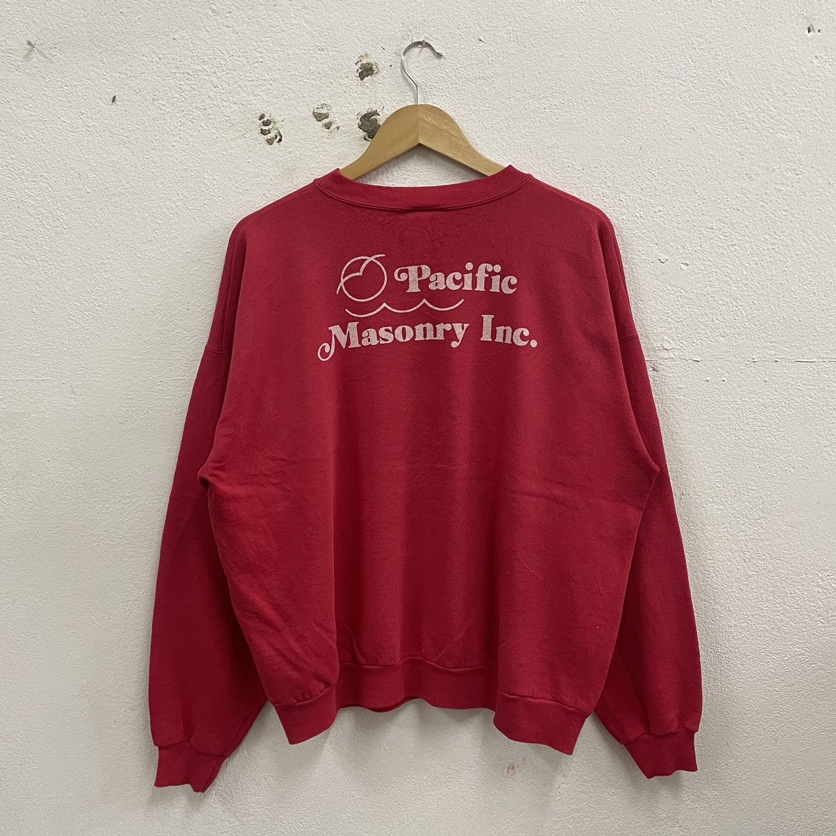 Vintage 🔥Vintage 90s Pacific Mansory Big Spellout Sweatshirts Size US L / EU 52-54 / 3 - 1 Thumbnail