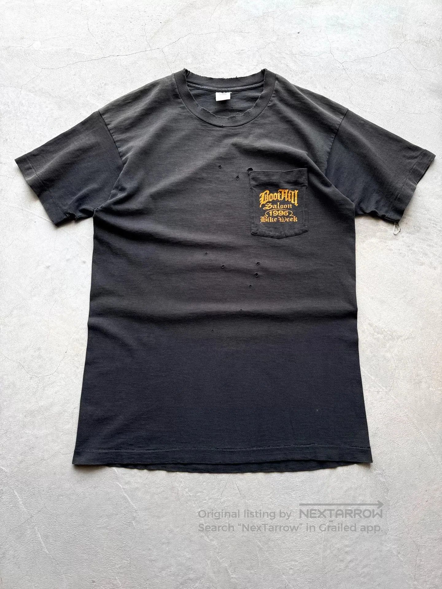 Vintage Vintage 90s Boot Hill Saloon Pocket Tee. Size US L / EU 52-54 / 3 - 1 Thumbnail