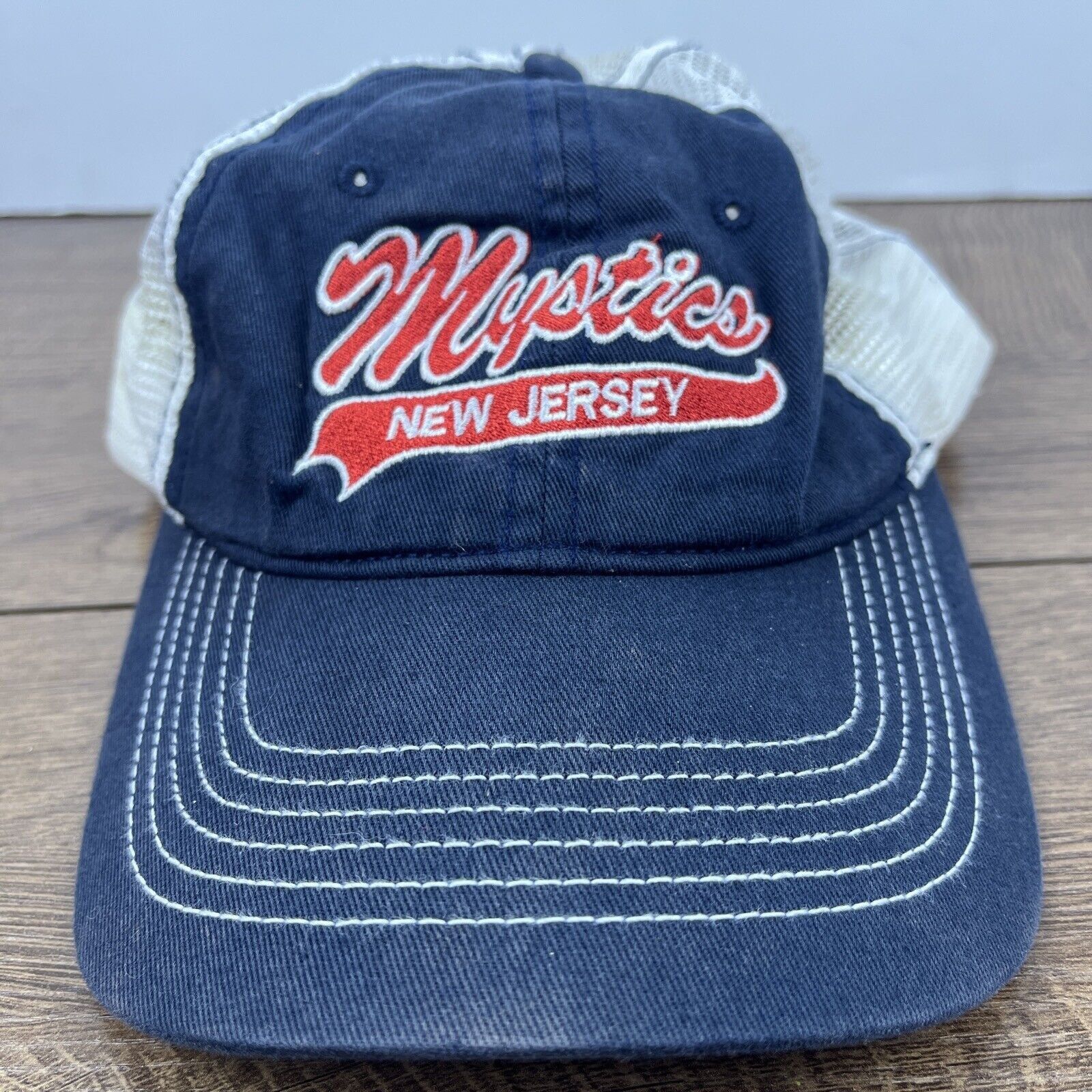 Other Mystics New Jersey Hat Blue Hat Adjustable Adult Size Hat Bl Size ONE SIZE - 1 Thumbnail