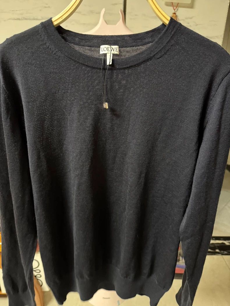 Loewe Loewe Sweater coat dark blue Size M / US 6-8 / IT 42-44 - 5 Thumbnail