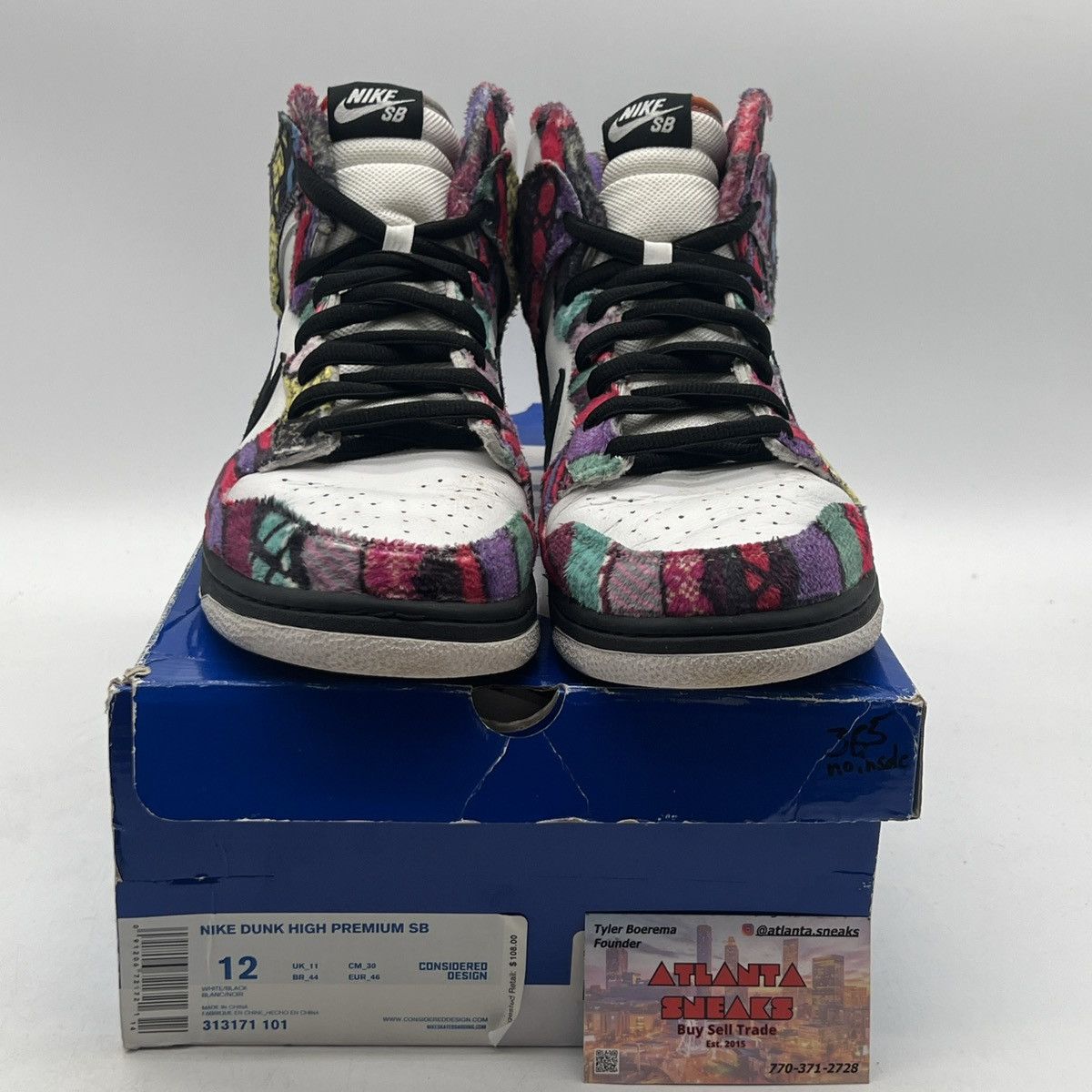 Nike Nike dunk high sb Huxtable Size US 12 / EU 45 - 2 Thumbnail