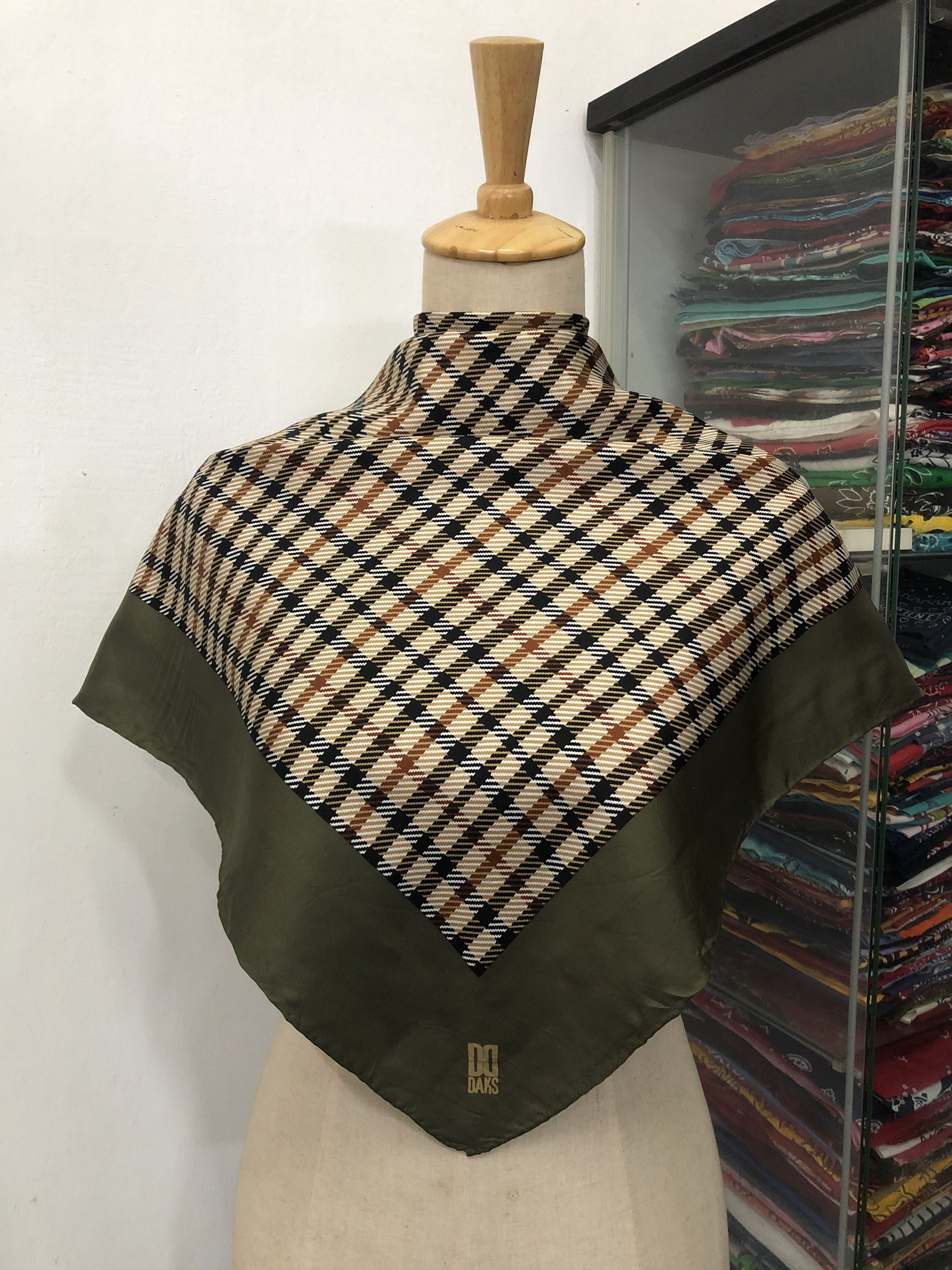 Vintage Daks London Silk Scarf