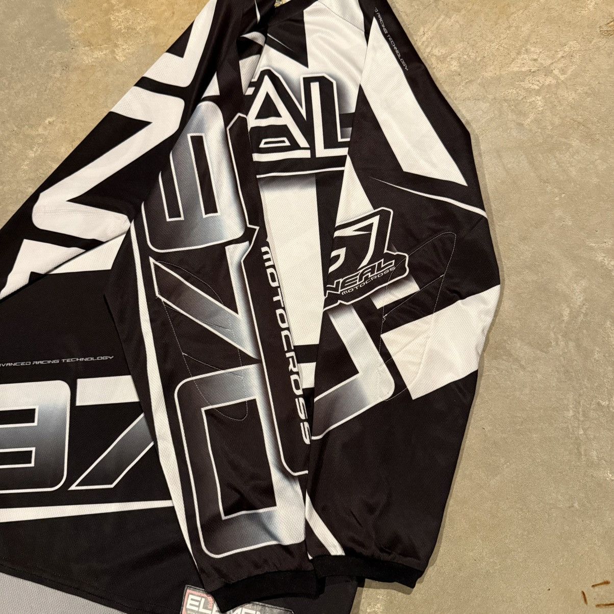 Vintage Vtg 2000s Oneal Racing Motocross Mesh Jersey ERD Grunge Y2K Size US L / EU 52-54 / 3 - 6 Thumbnail
