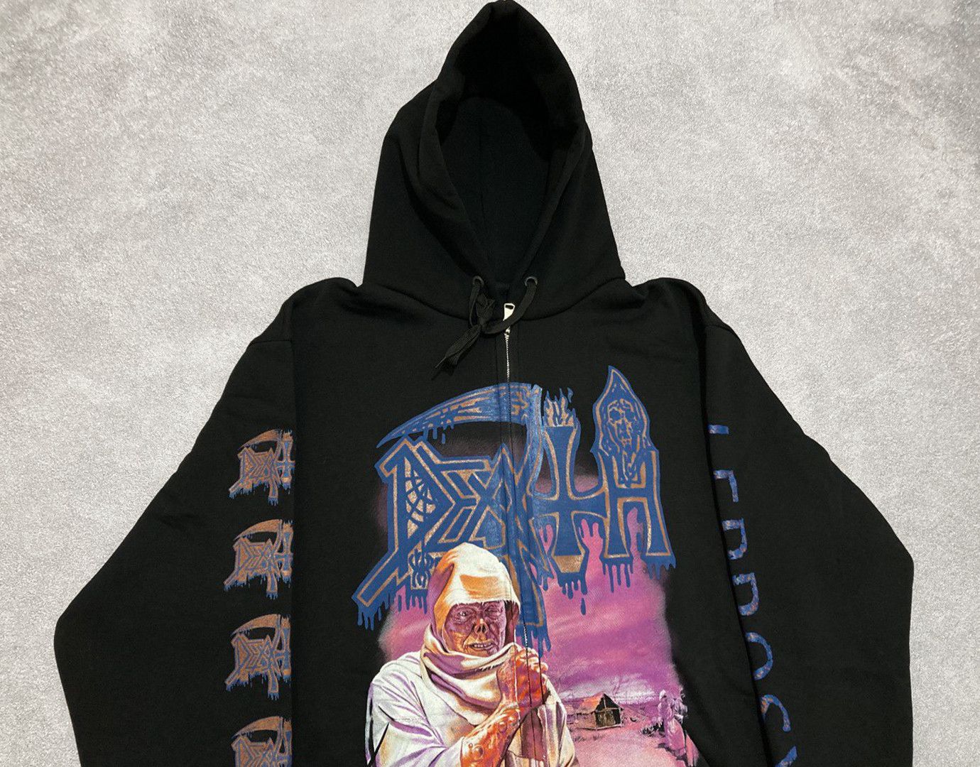 Band Tees Zip-hoodie Death Leprosy - metal band Size US XL / EU 56 / 4 - 2 Thumbnail