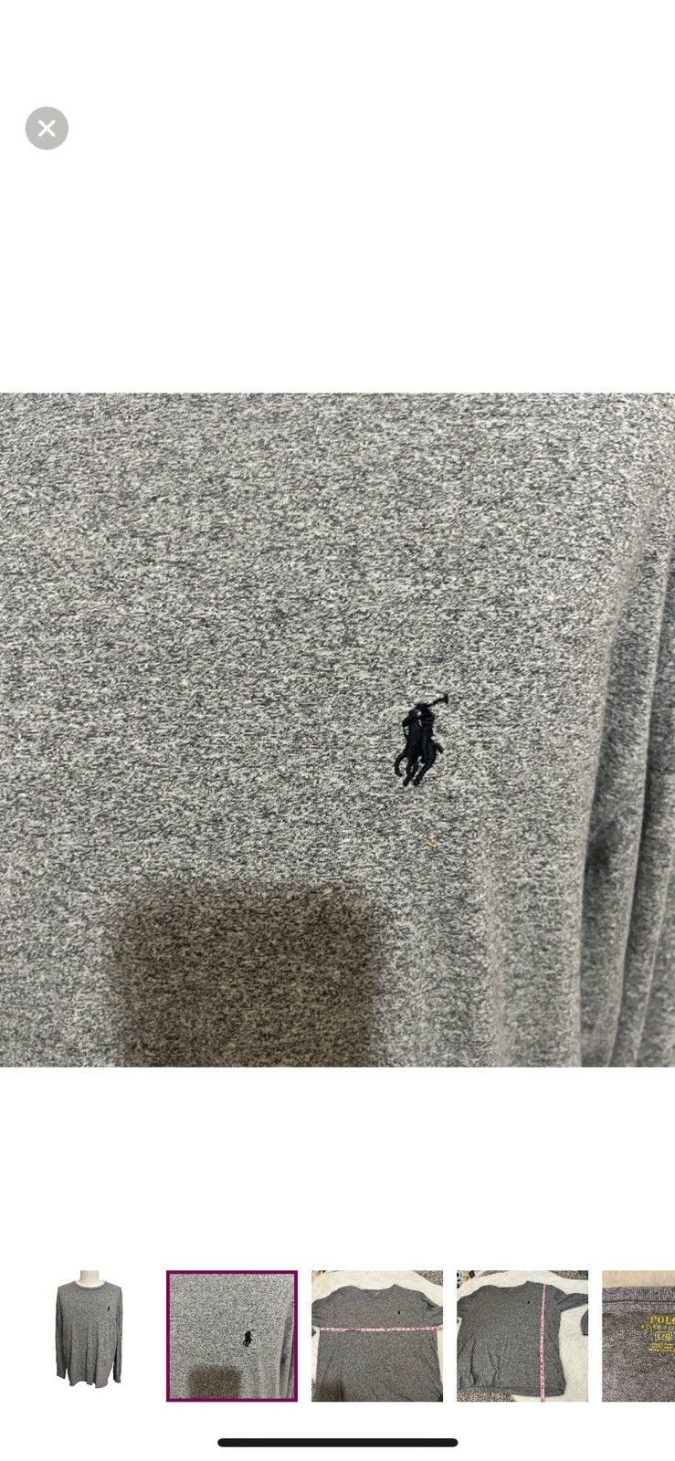 Polo Ralph Lauren Polo Ralph Lauren large long sleeve tee Size US L / EU 52-54 / 3 - 4 Thumbnail