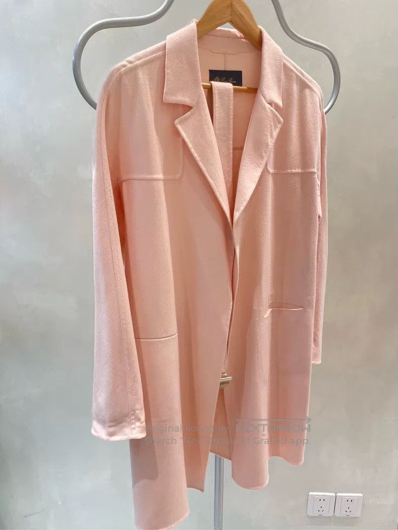 Loro Piana Loro Piana Pink Lightweight Overcoat Size XS / US 0-2 / IT 36-38 - 4 Thumbnail