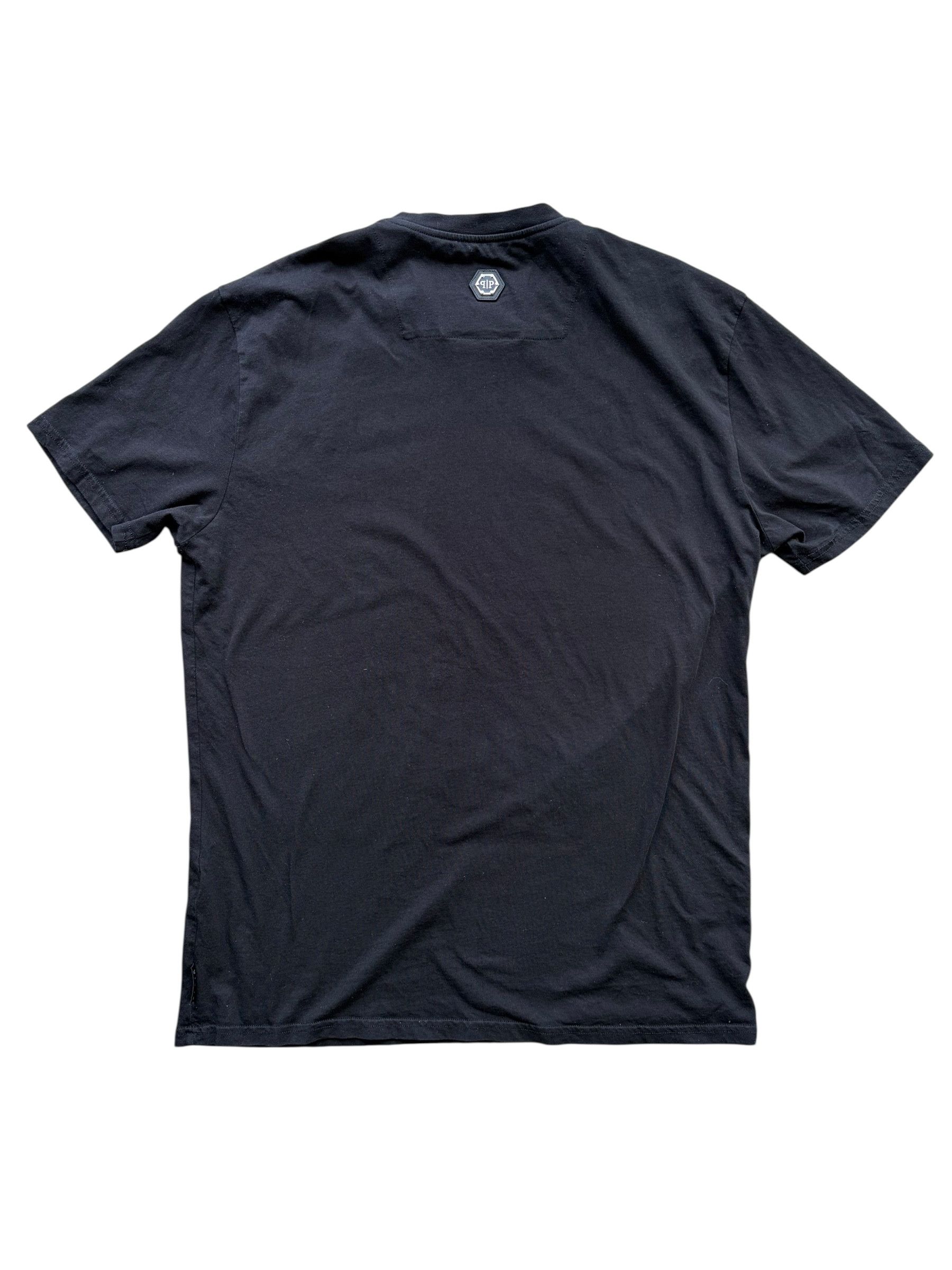 Philipp Plein Philipp Plein Black Crystal Logo T-Shirt Size US L / EU 52-54 / 3 - 2 Thumbnail