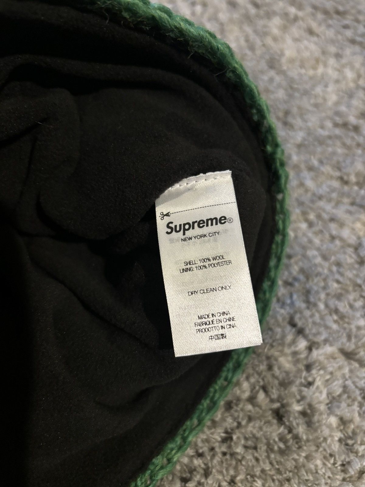 Supreme Supreme Crochet Beanie Size ONE SIZE - 3 Thumbnail