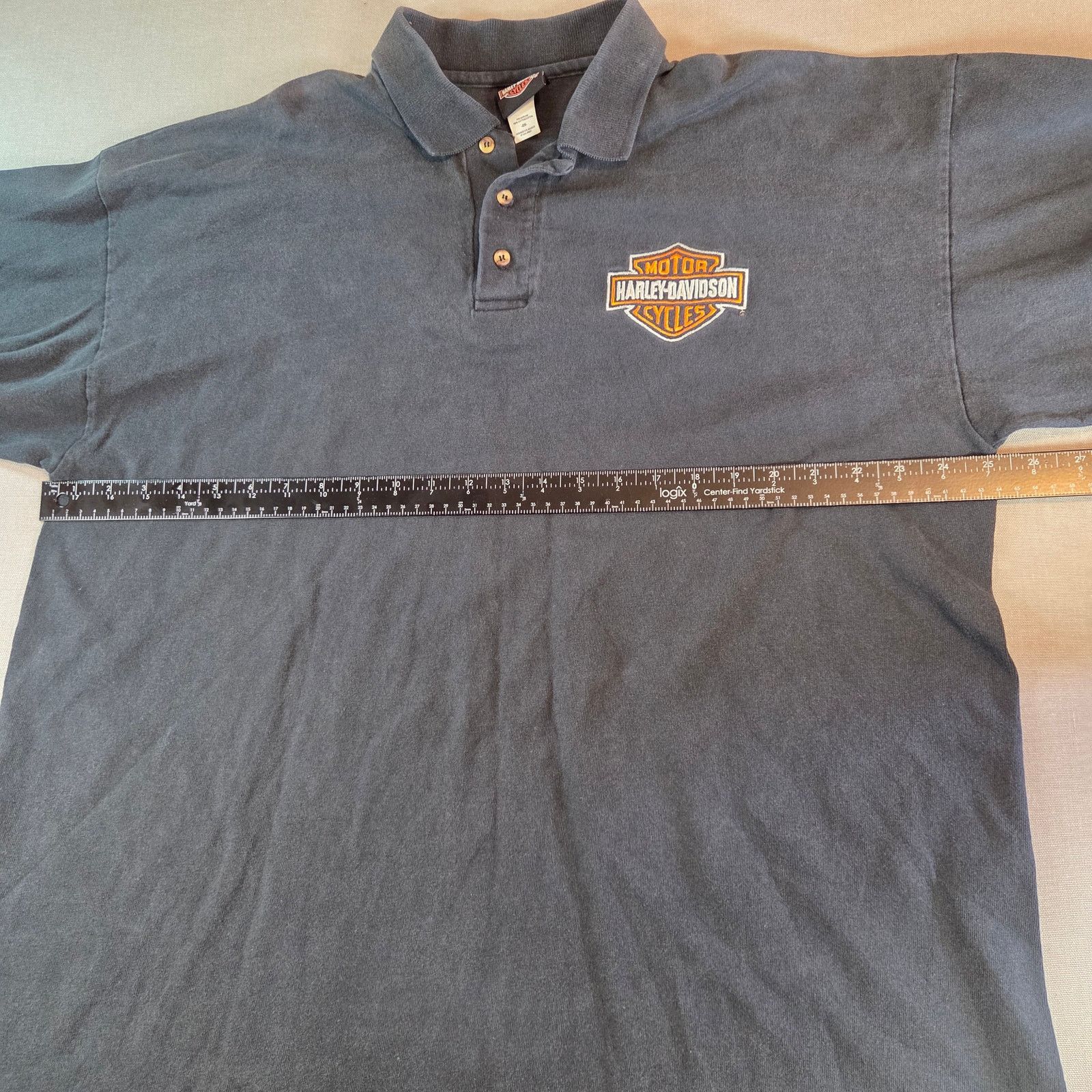 Harley Davidson Vintage Harley Polo 2XL Doc’s Shawano WI Size US XXL / EU 58 / 5 - 9 Thumbnail