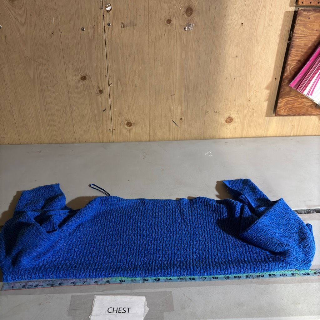 Other Tanjay Blue Open Knit Cardigan M Boho Minimalist Cottagecore Y2K Indie Knitwear Size M / US 6-8 / IT 42-44 - 4 Thumbnail