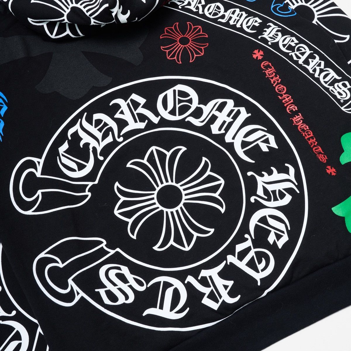 Chrome Hearts CHROME HEARTS STENCIL HOODIE BLACK Size US S / EU 44-46 / 1 - 6 Thumbnail