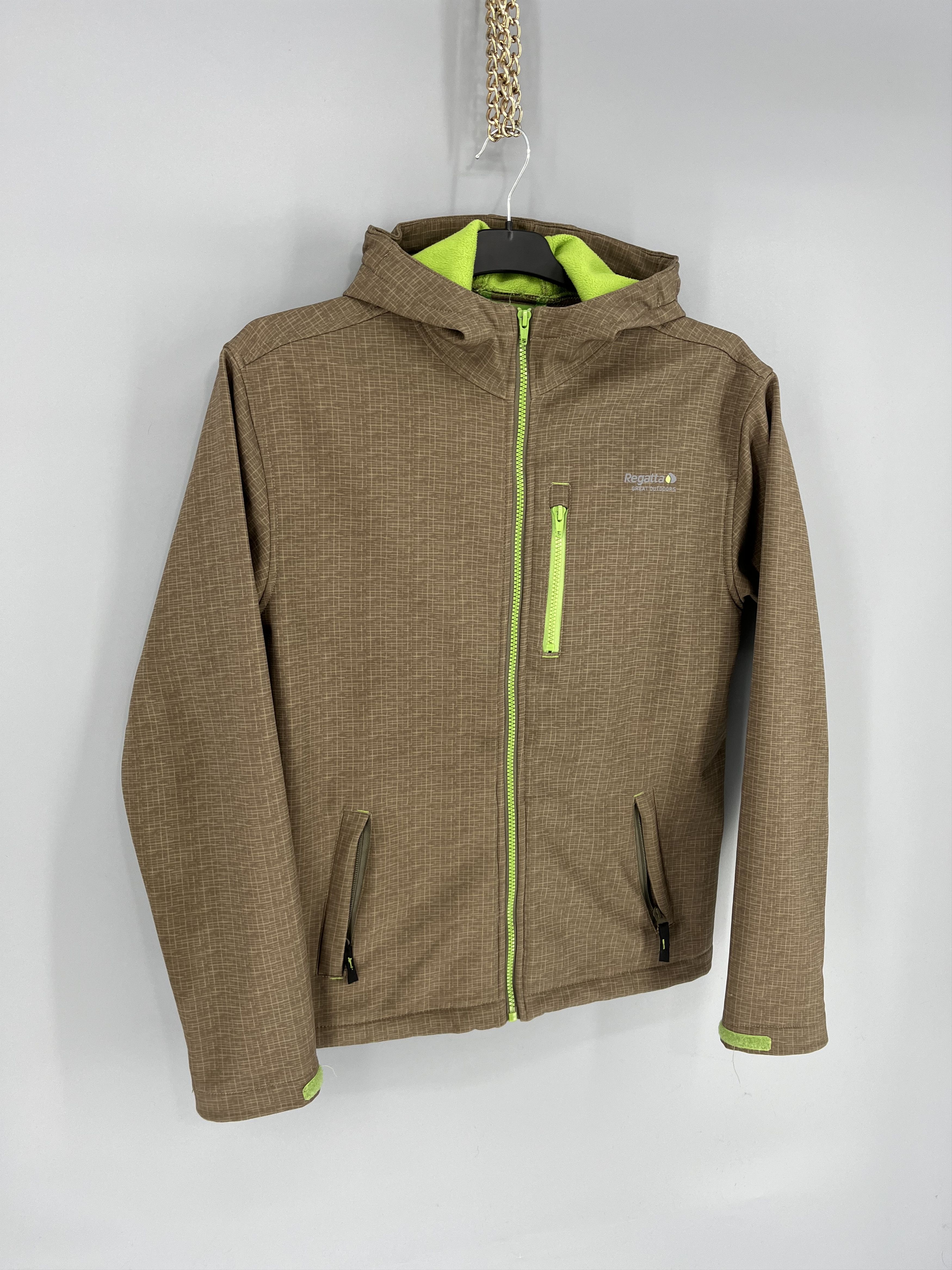 Vintage Regatta Softshell Outdoor Jacket/Waterproof Rain Jacket Size XS / US 0-2 / IT 36-38 - 2 Thumbnail
