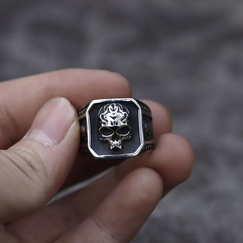 Japanese Brand × Vintage skull eagle ring Size ONE SIZE - 1 Thumbnail